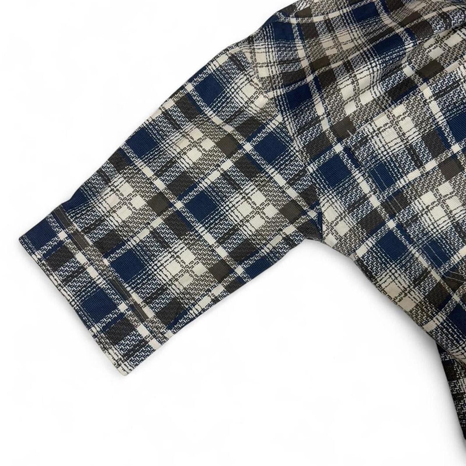 Ed Hardy CMX Studio blue plaid button up shirt Size US M / EU 48-50 / 2 - 7 Thumbnail