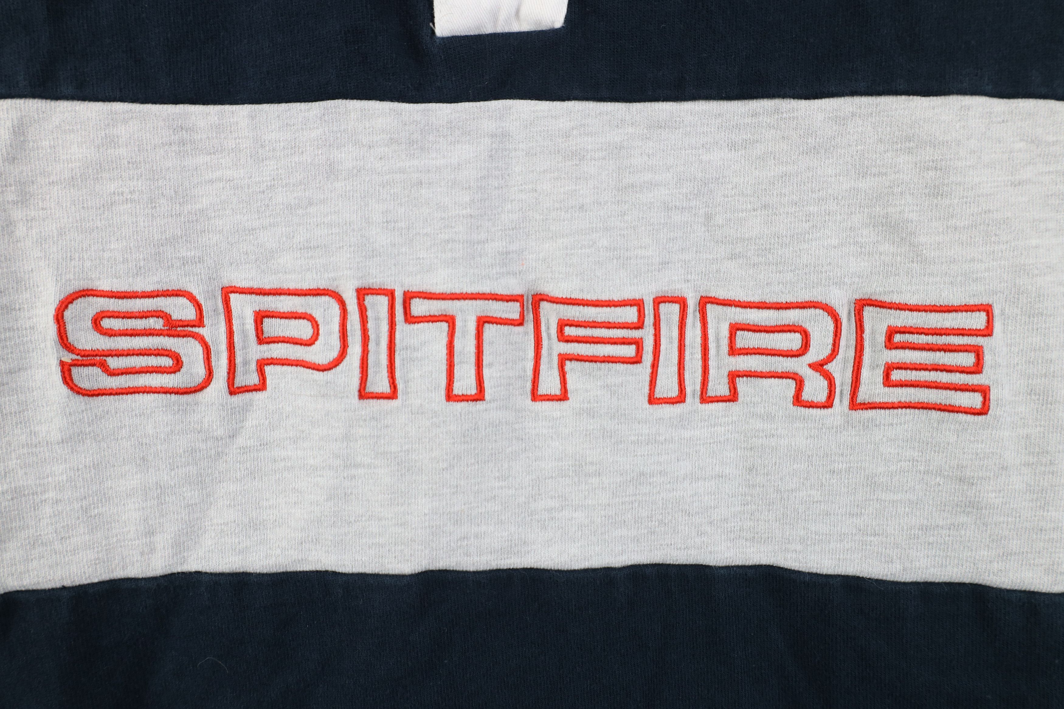Spitfire Vintage 90s Y2K Spitfire Skateboarding Long Sleeve Polo Size US L / EU 52-54 / 3 - 4 Thumbnail