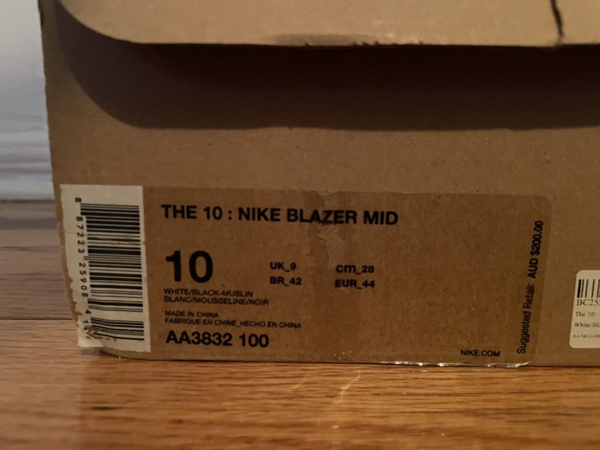 Nike × Off-White Off White x Blazer Mid “The Ten” Size US 10 / EU 43 - 12 Thumbnail