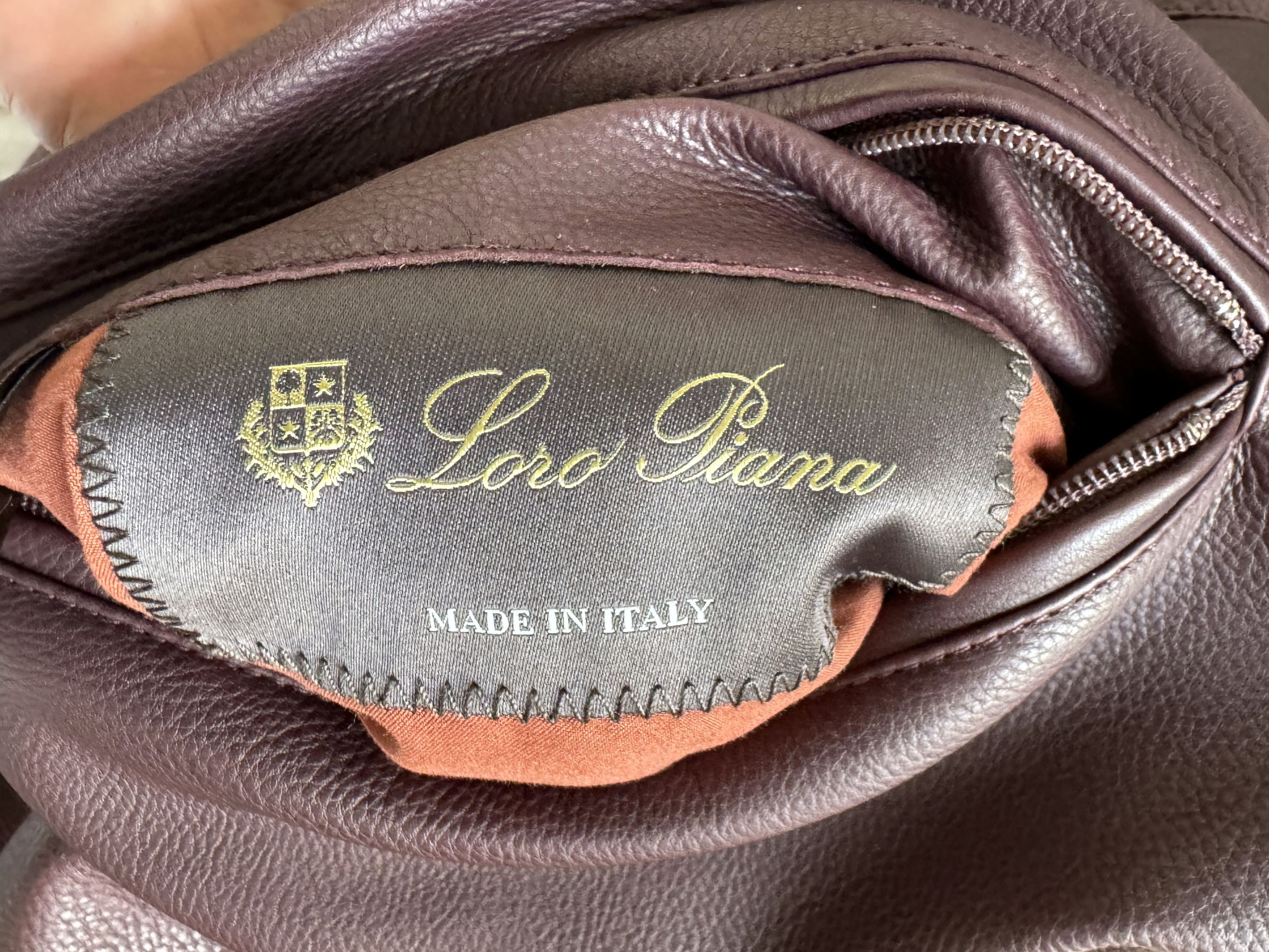 Loro Piana Reversible Crimson Leather Jacket New Size US M / EU 48-50 / 2 - 7 Thumbnail