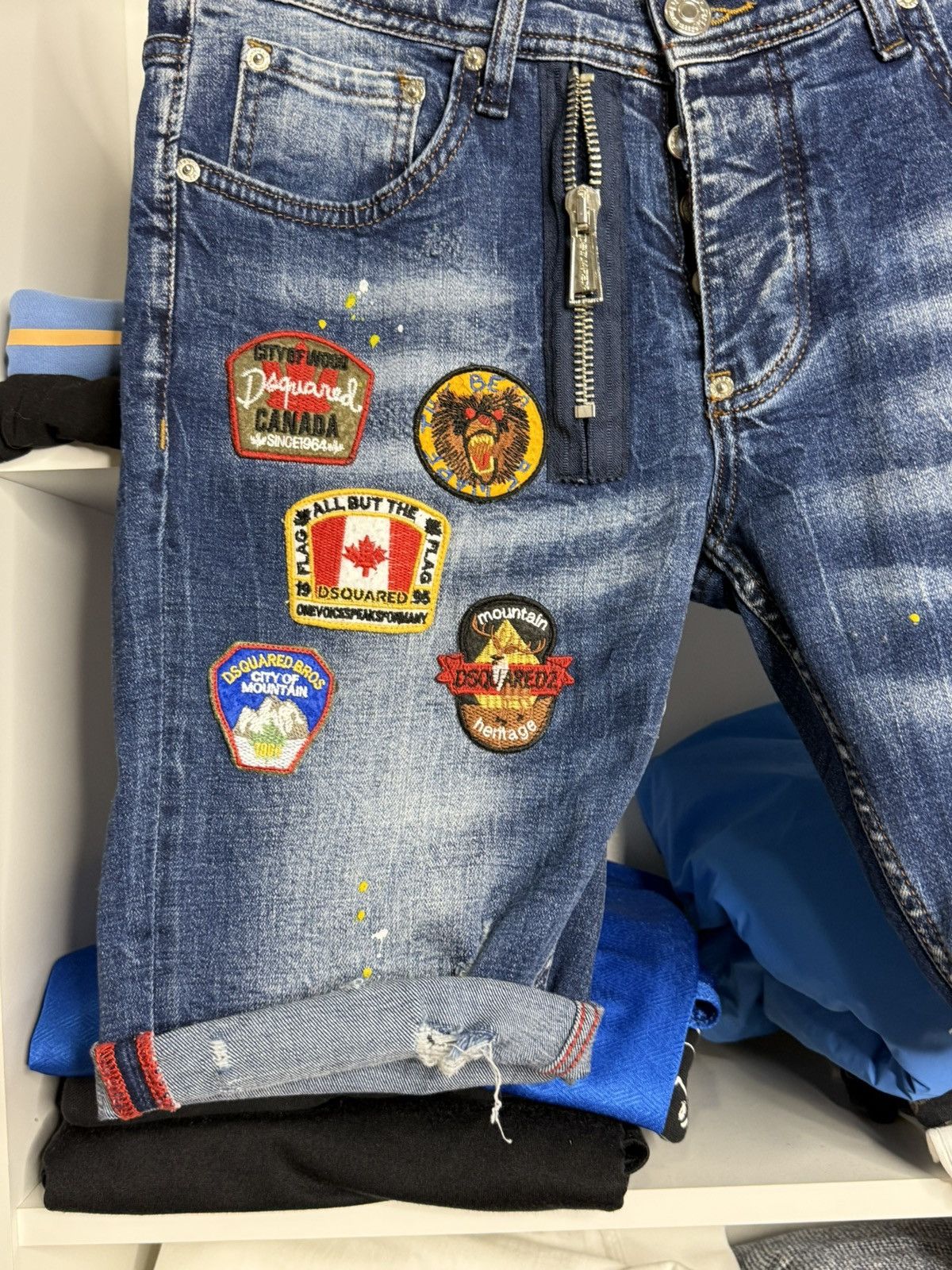 Dsquared2 Dsquared2 Luxury Jeans Short Size US 28 / EU 44 - 4 Thumbnail