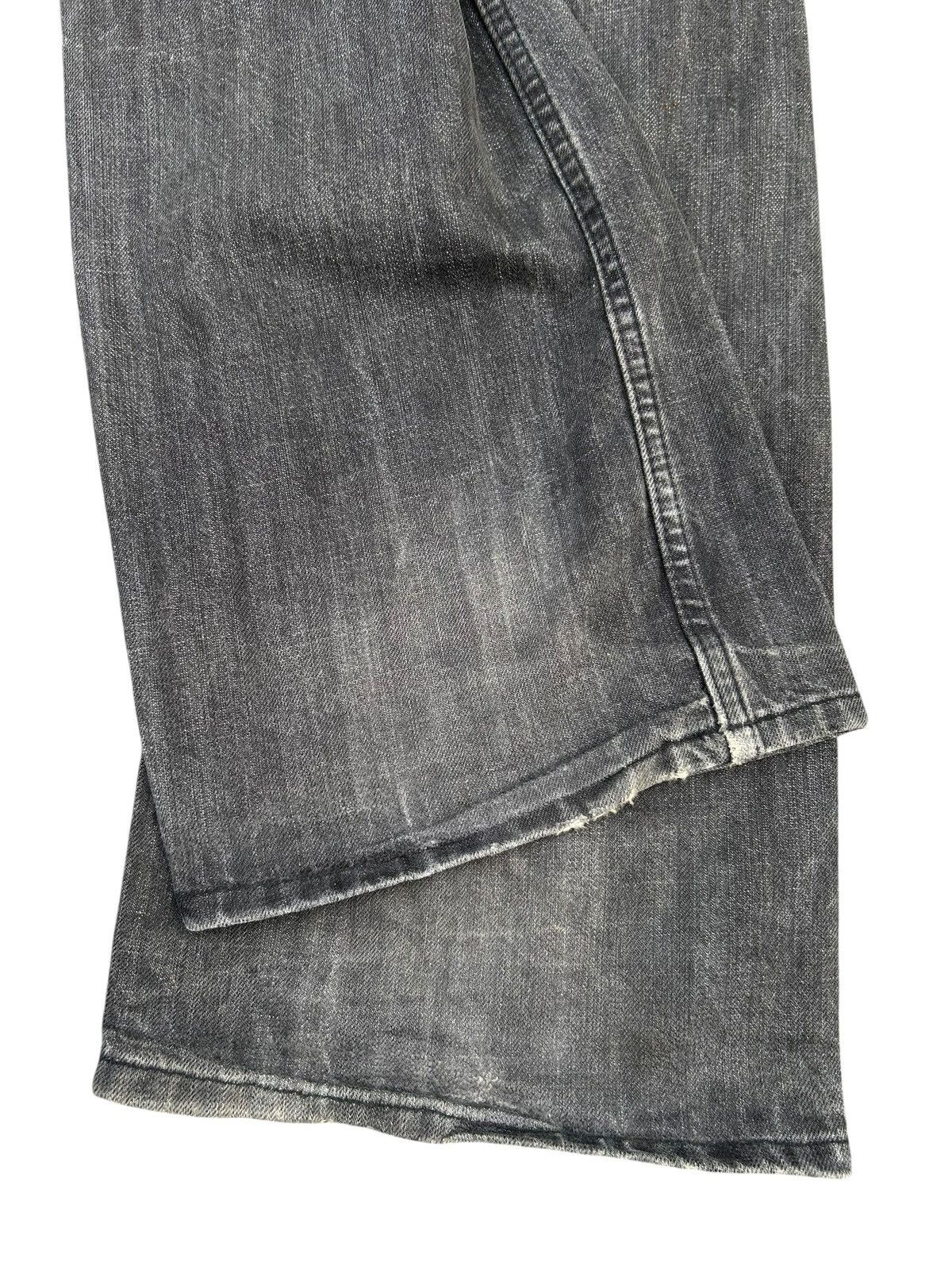 If Six Was Nine FLARE FUNNY DEVIL SKULL IMPULSE PLEASURE DISTRESSED DENIM Size US 34 / EU 50 - 8 Thumbnail
