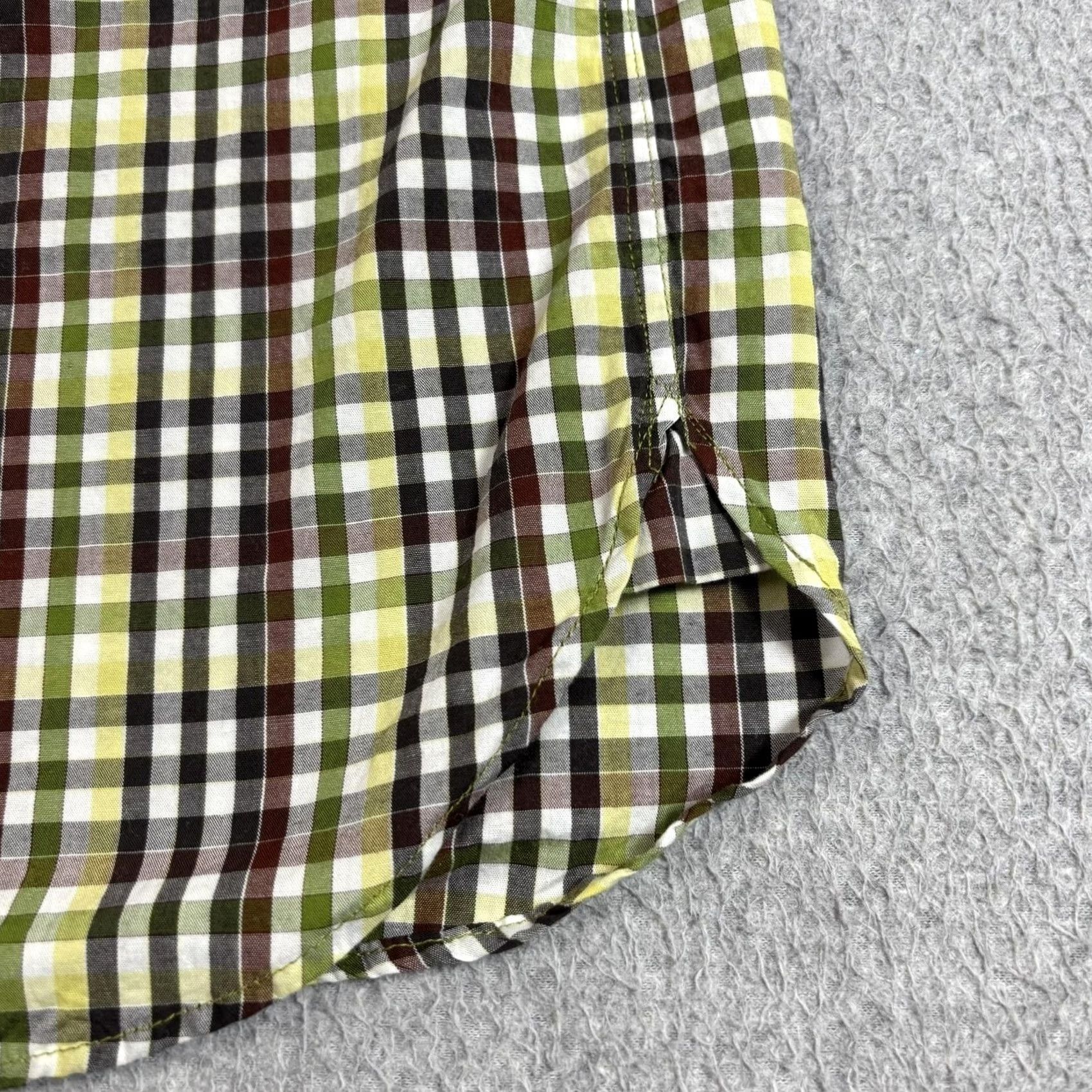 Flint And Tinder Flint and Tinder Shirt Men L Plaid Button-Down 100% Cotton Made USA Heritage Yellow Size US L / EU 52-54 / 3 - 7 Thumbnail