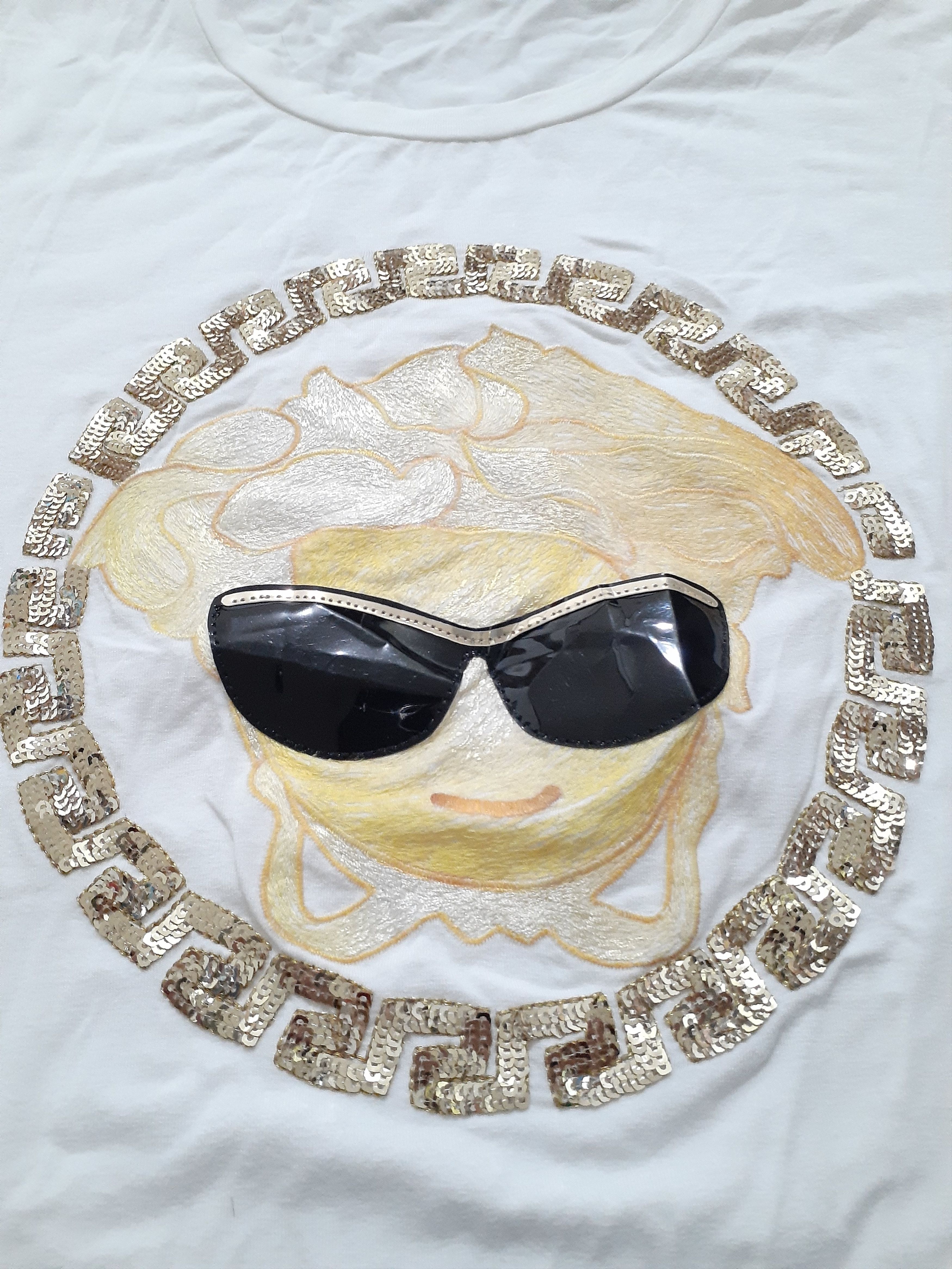 Designer × Versace Versace Medusa Shades Tee Size M / US 6-8 / IT 42-44 - 3 Thumbnail