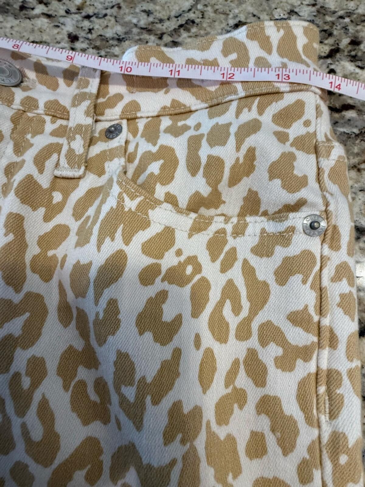 Other J. Crew Factory High-Rise Toothpick leopard print jeans 27” Size 27" / US 4 / IT 40 - 10 Thumbnail