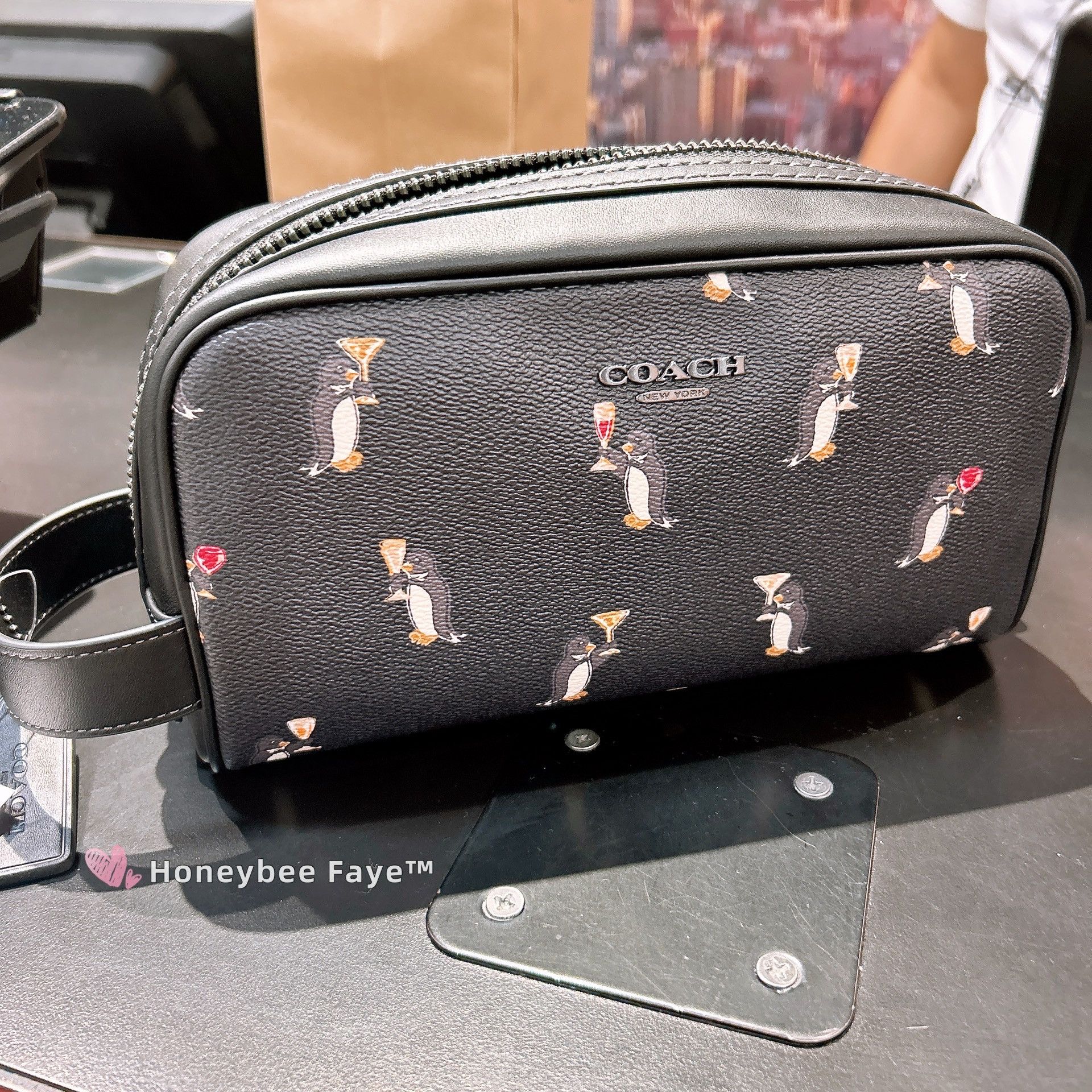Coach Small Travel Kit With Penguin Print CCP95 Size ONE SIZE - 2 Thumbnail