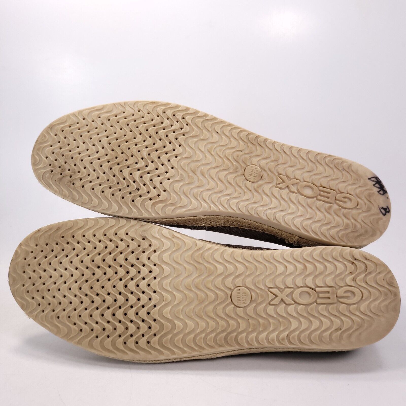Geox Goex Espadrilles Flat Womens Size 10 40 U52B7B Brown Beige Size US 10 / IT 40 - 7 Thumbnail