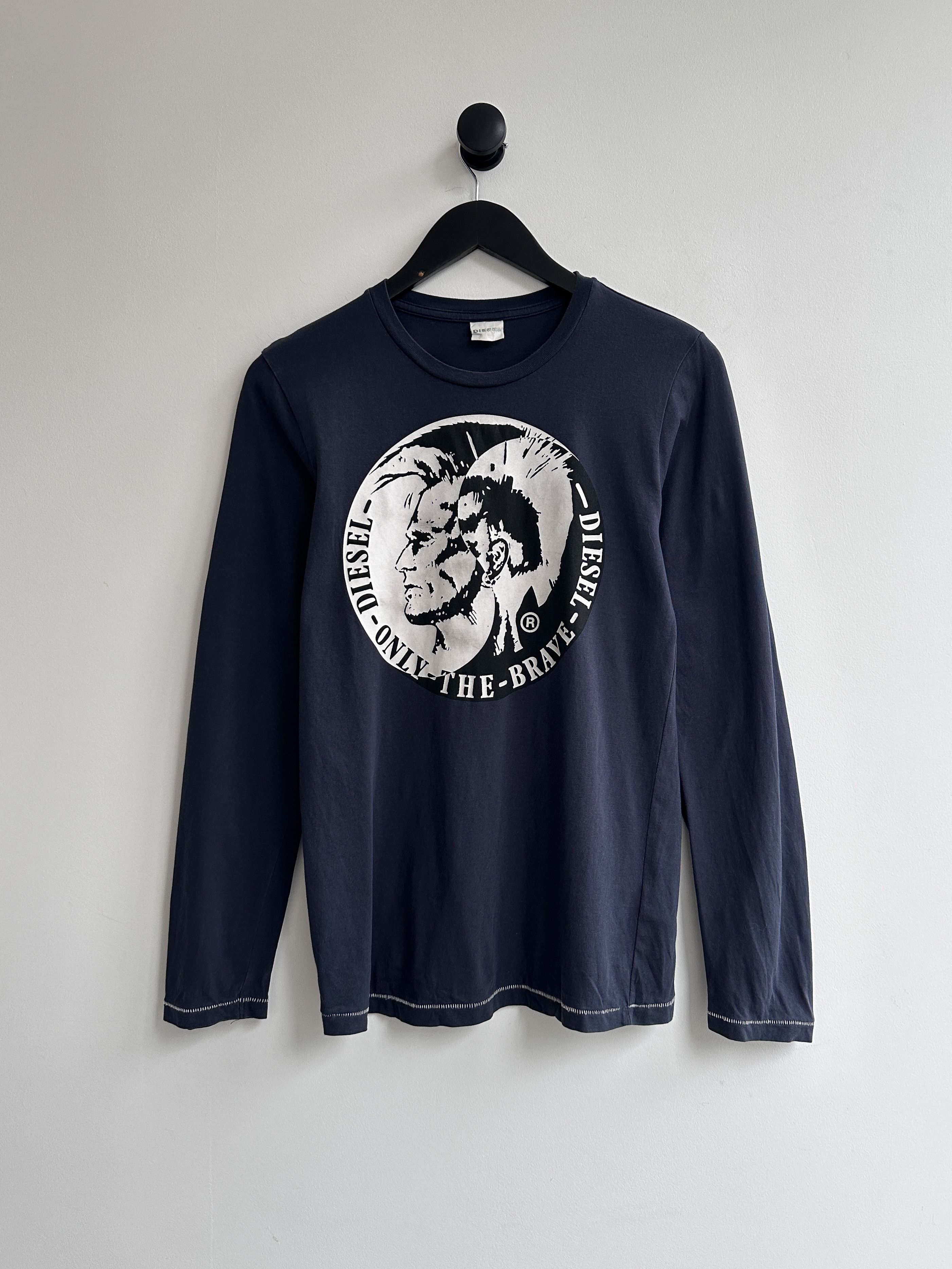 Diesel Diesel Logo Longsleeve Tee Size S / US 4 / IT 40 - 1 Thumbnail