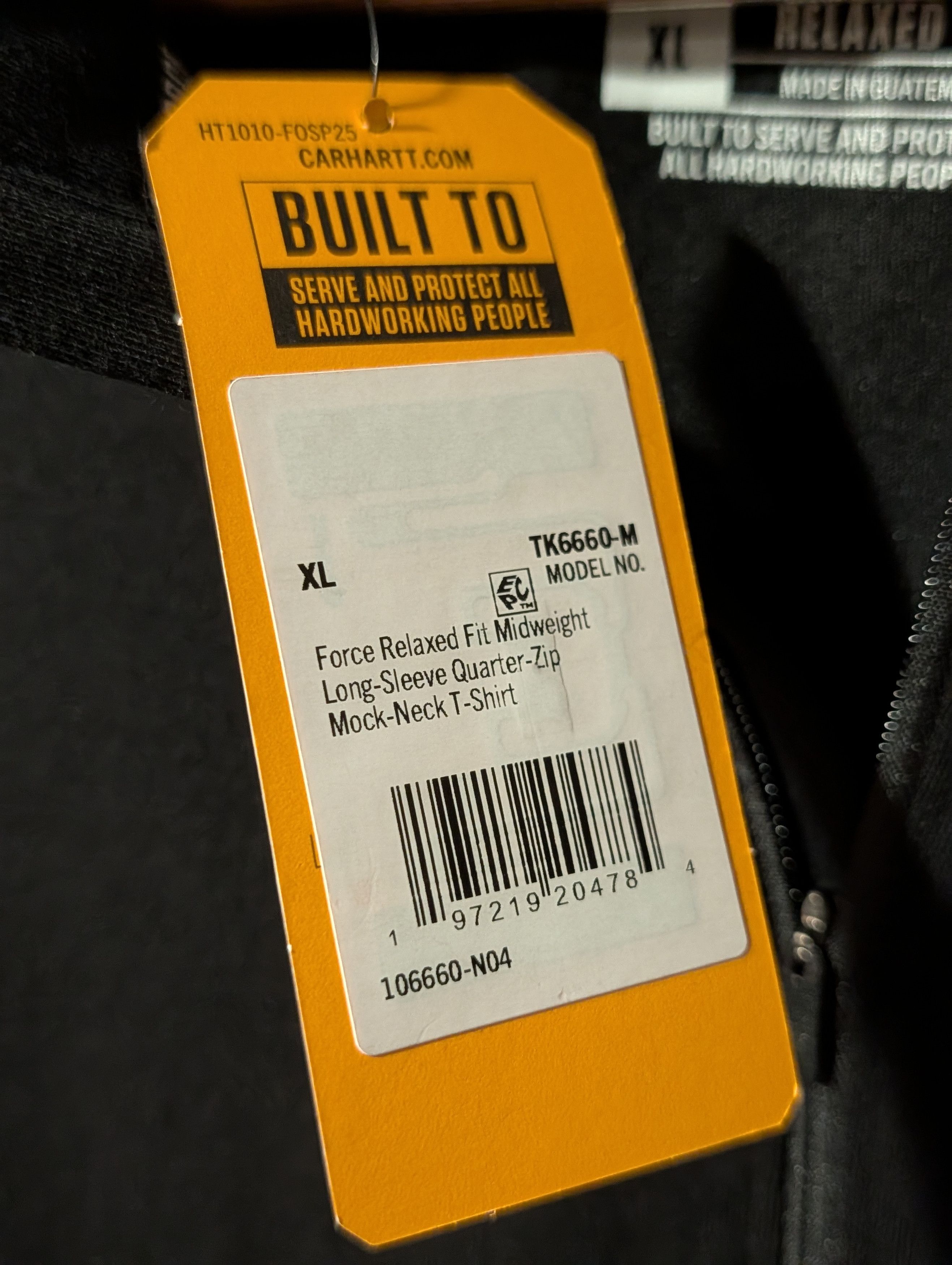Carhartt Carhartt Force Relaxed Fit 1/4 Zip Pocket Pullover Workwear Size US XL / EU 56 / 4 - 3 Thumbnail