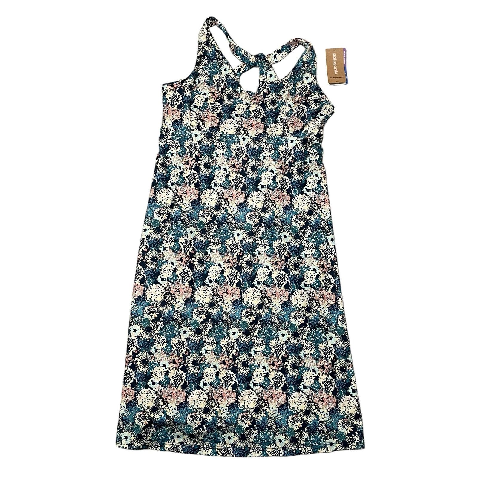 Patagonia • NWT June orders Lake Swing Dress in Abalone Blue Size Large