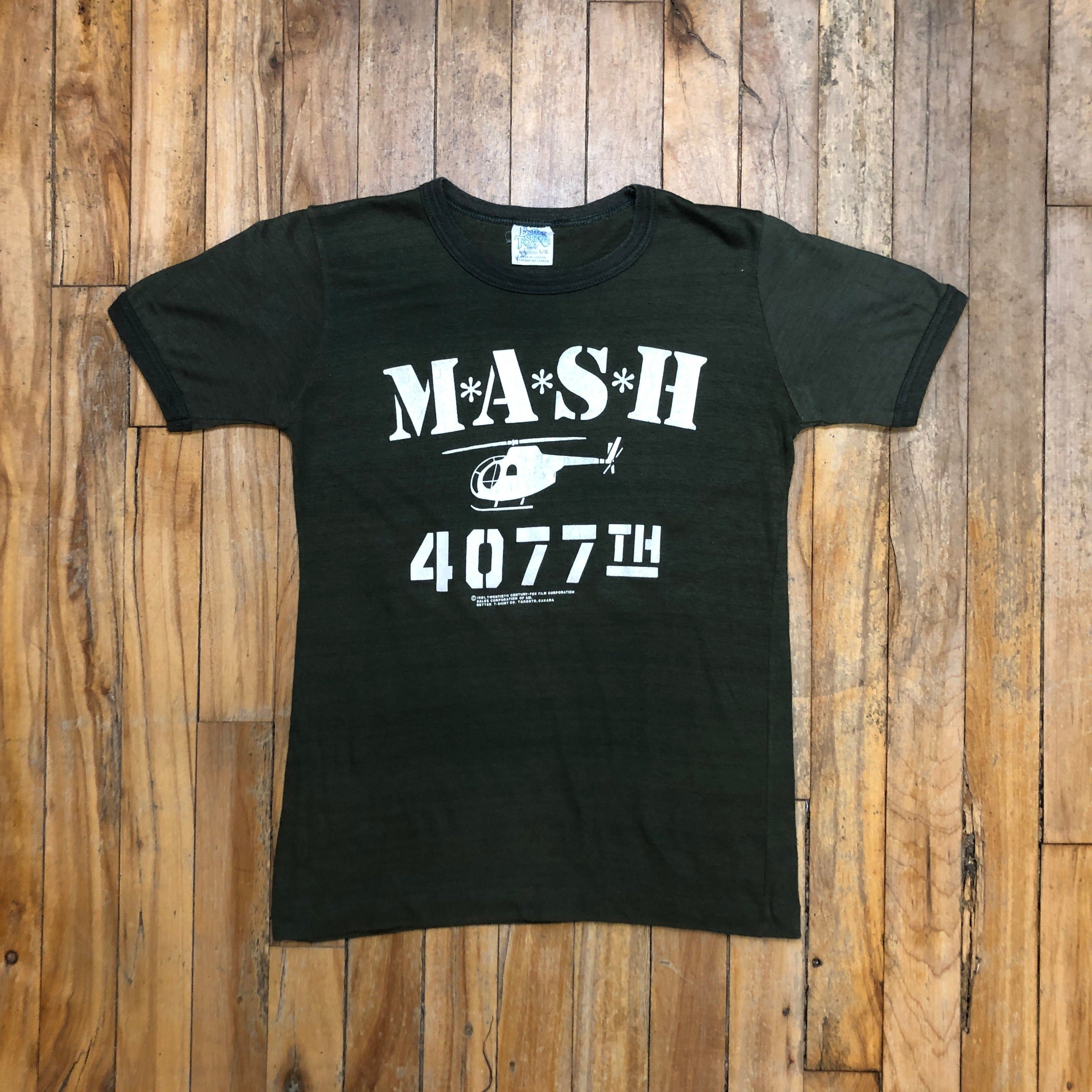 Other 1981 M*A*S*H Made In Canada MASH Vintage Single Stitch Graphic T-Shirt Size Youth L Size US L / EU 52-54 / 3 - 3 Thumbnail