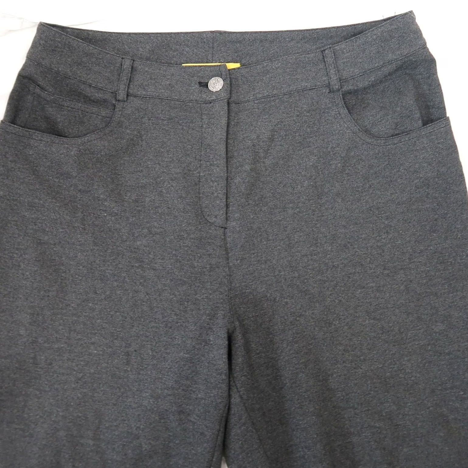 St. John St. John Charcoal Grey Ponte Pants 8 Regular Size 30" / US 8 / IT 44 - 2 Thumbnail