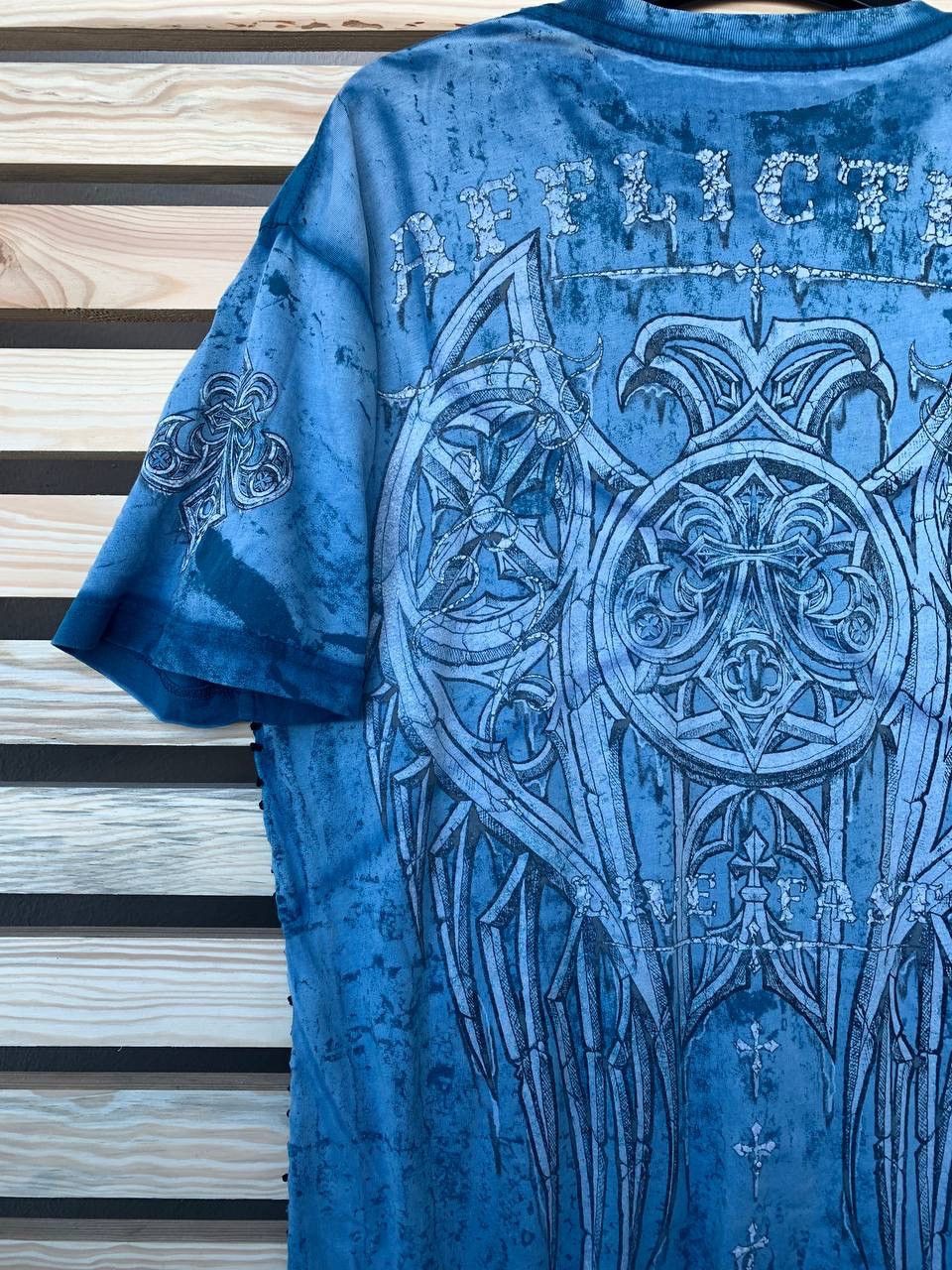 Affliction AFFLICTION CRAZY Y2K PRINTED 90s ERA T SHIRT Size US M / EU 48-50 / 2 - 13 Thumbnail