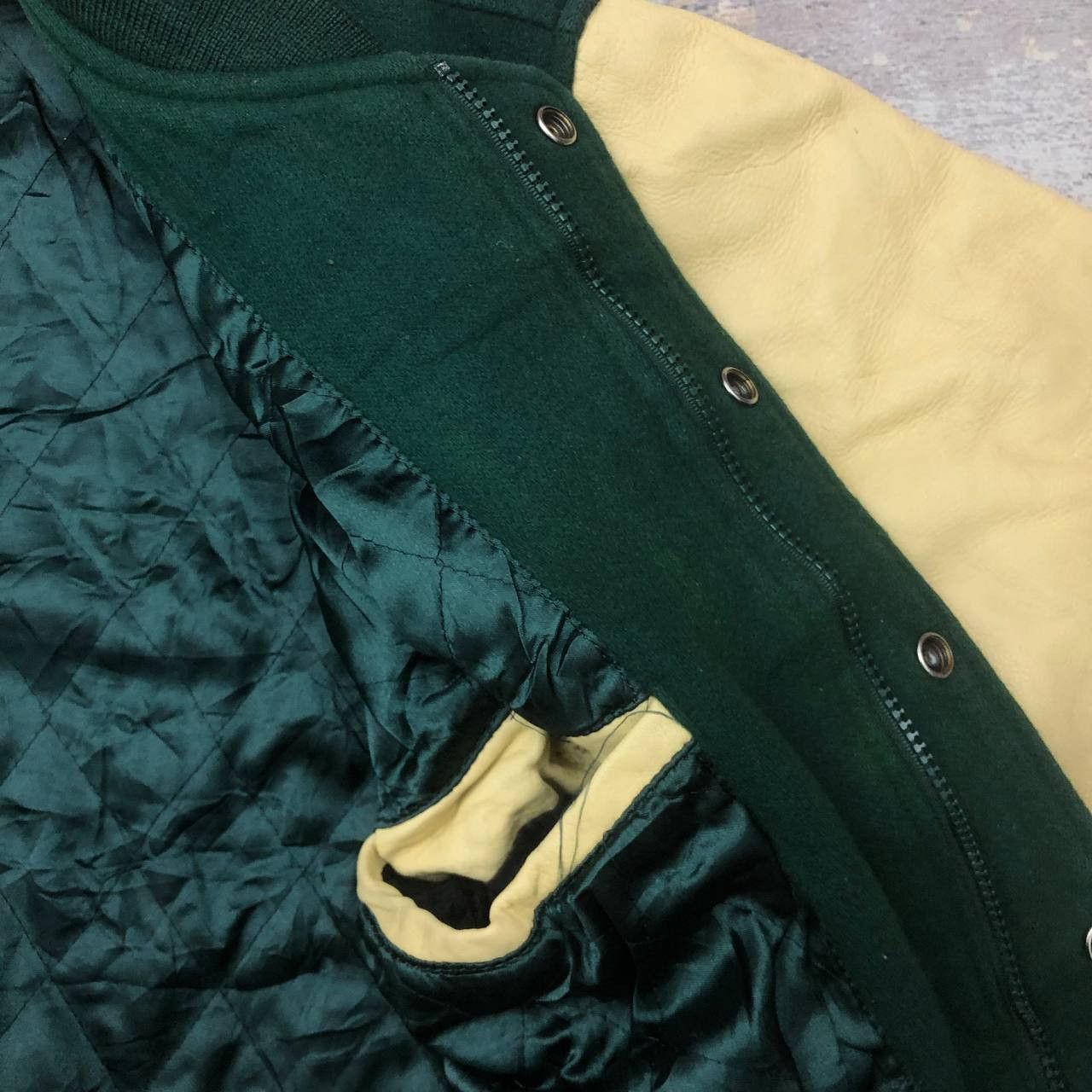 Vintage Y490 VTG TRIUMPH MOTORCYCLES VARSITY JACKET Size US M / EU 48-50 / 2 - 11 Thumbnail