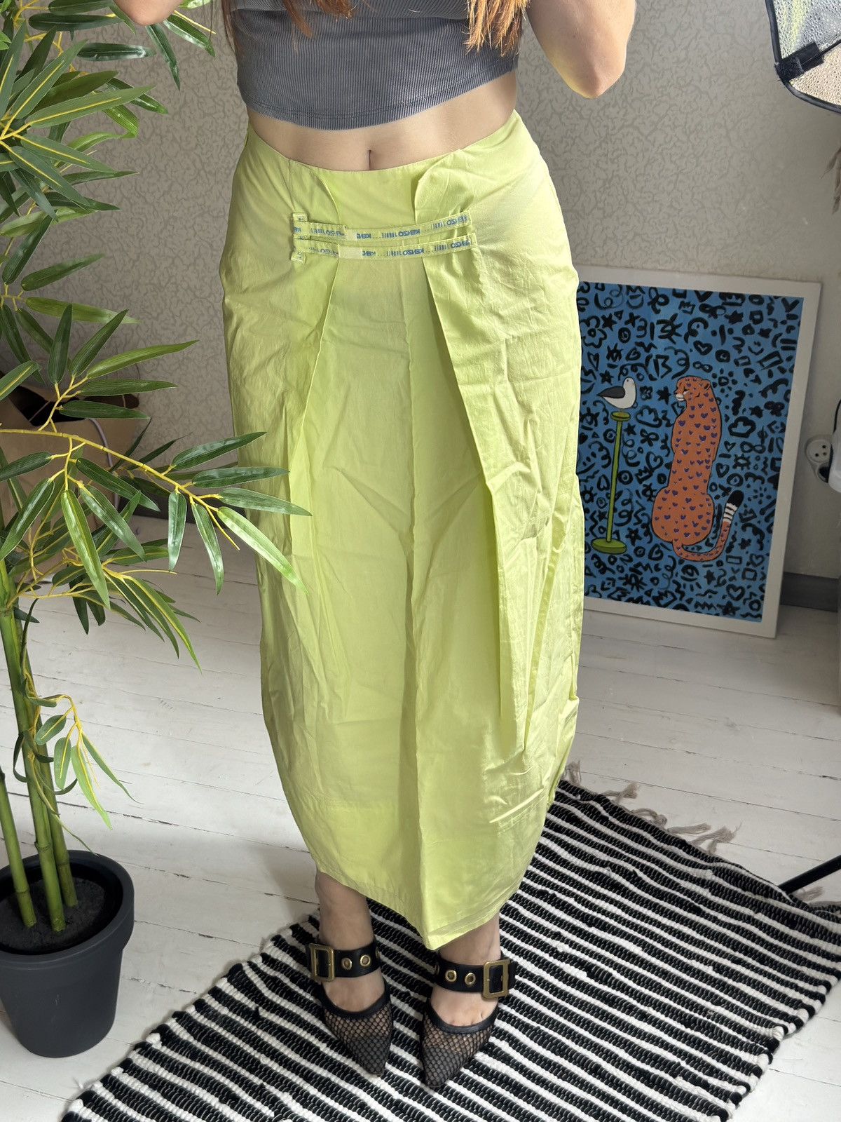 Kenzo VINTAGE KENZO 2000s BALLOON STYLE MAXI SKIRT Size 27" / US 4 / IT 40 - 3 Thumbnail