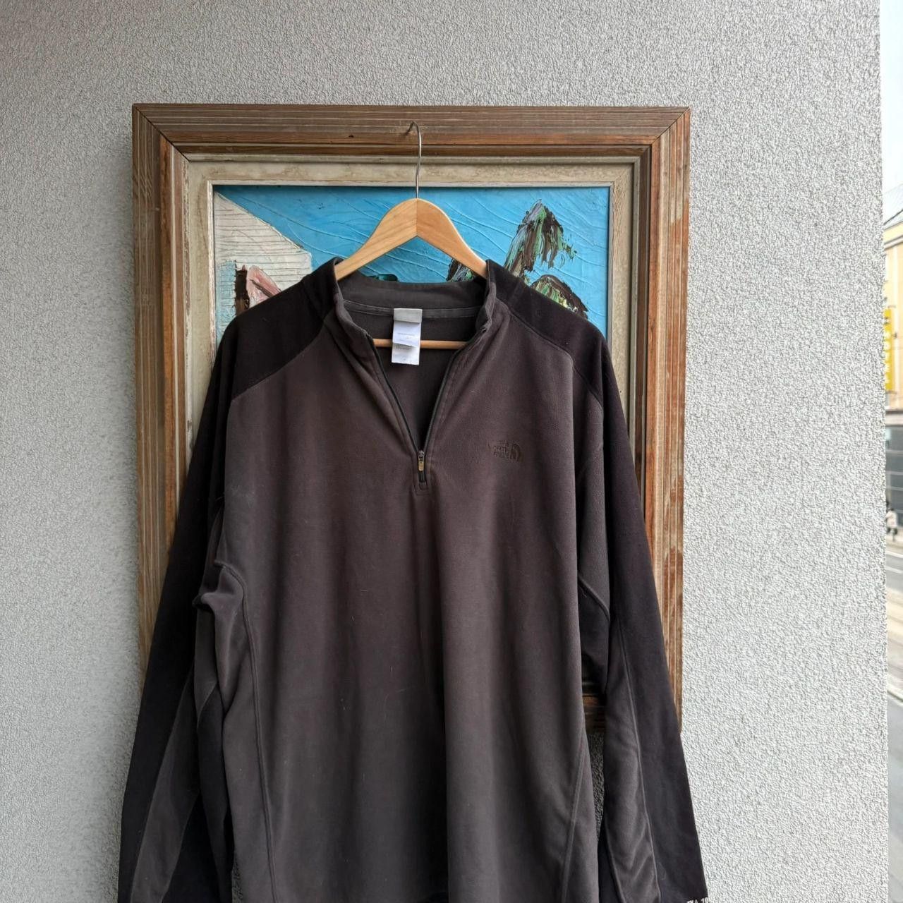 The North Face The North Face Black Grey Half Zip Fleece Size US M / EU 48-50 / 2 - 2 Thumbnail