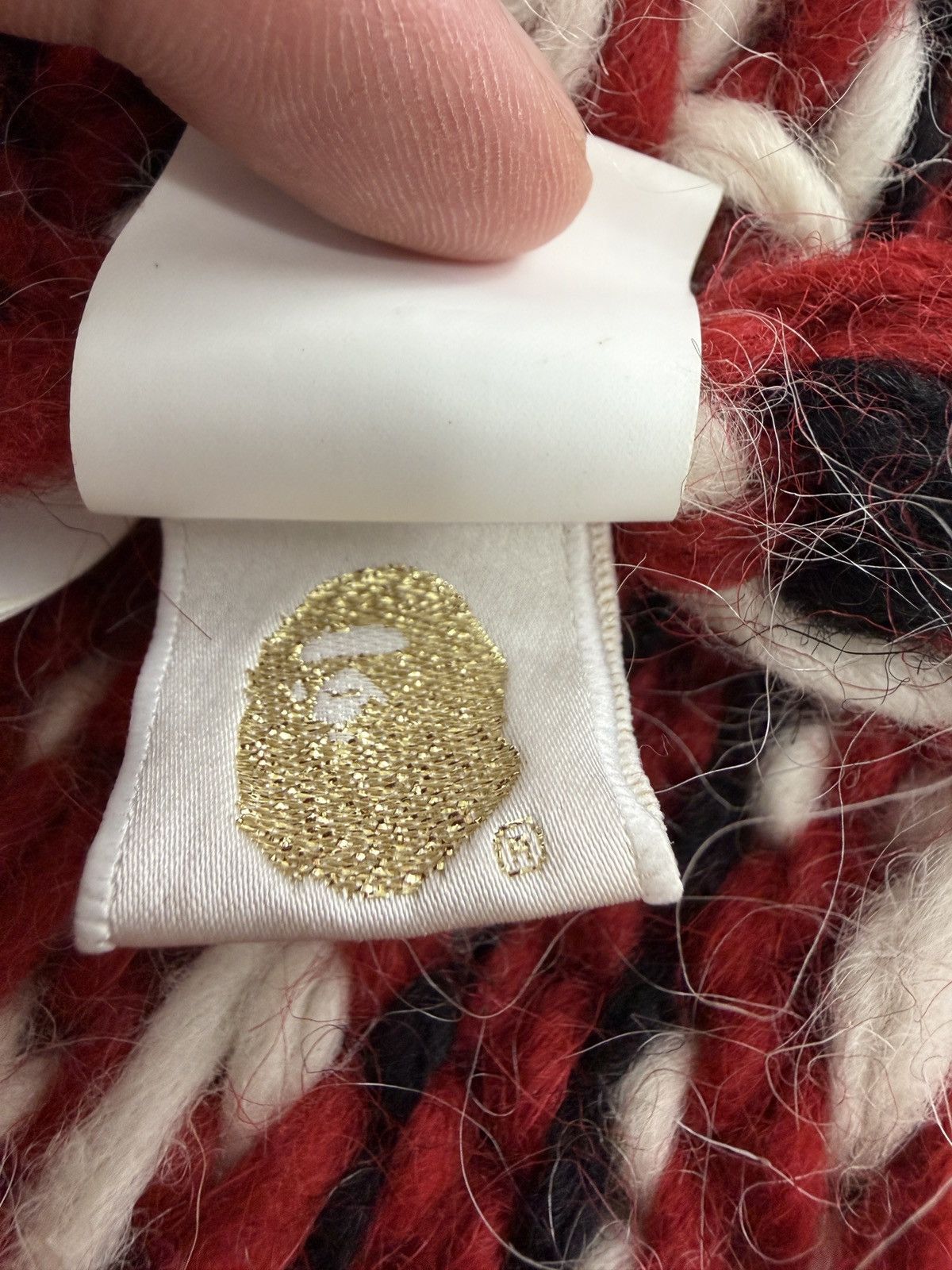 Bape Bape ape head cowichan knit sweater Size US S / EU 44-46 / 1 - 4 Thumbnail