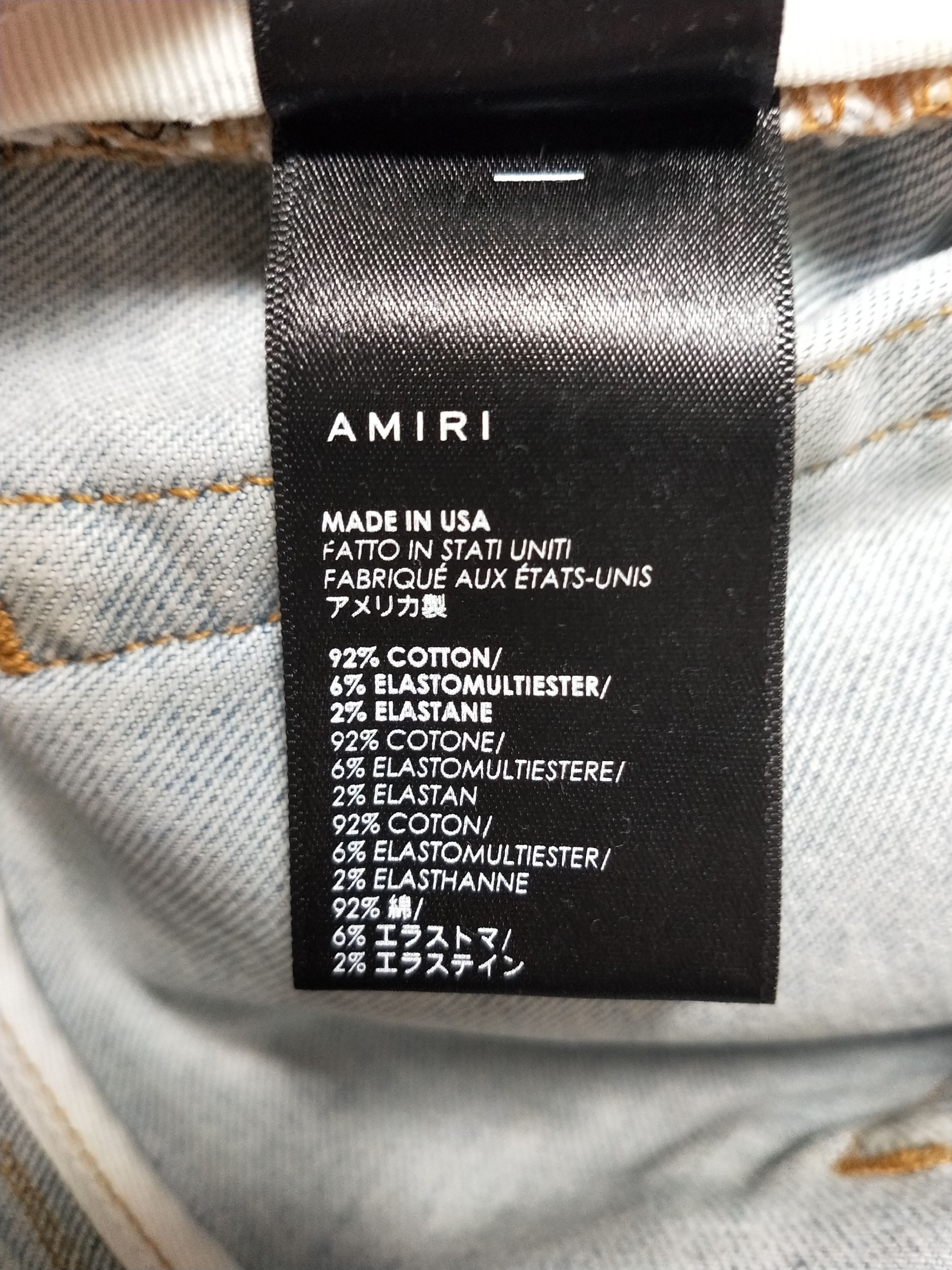 Amiri Grateful Dead Dancing Skeleton Embroidered Jeans Size US 34 / EU 50 - 7 Thumbnail