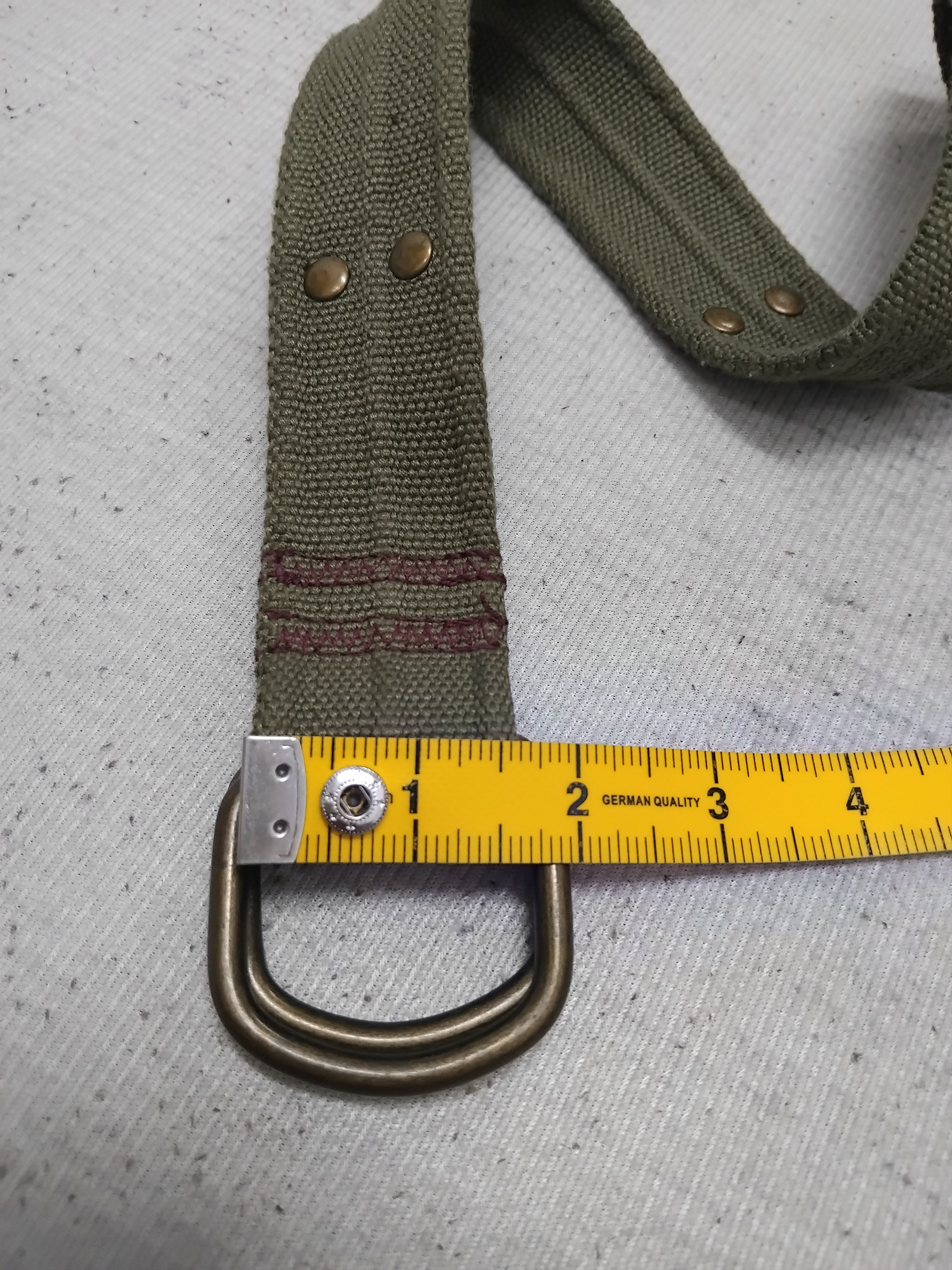 Japanese Brand Japanese inspired studded green military belt Size ONE SIZE - 6 Thumbnail