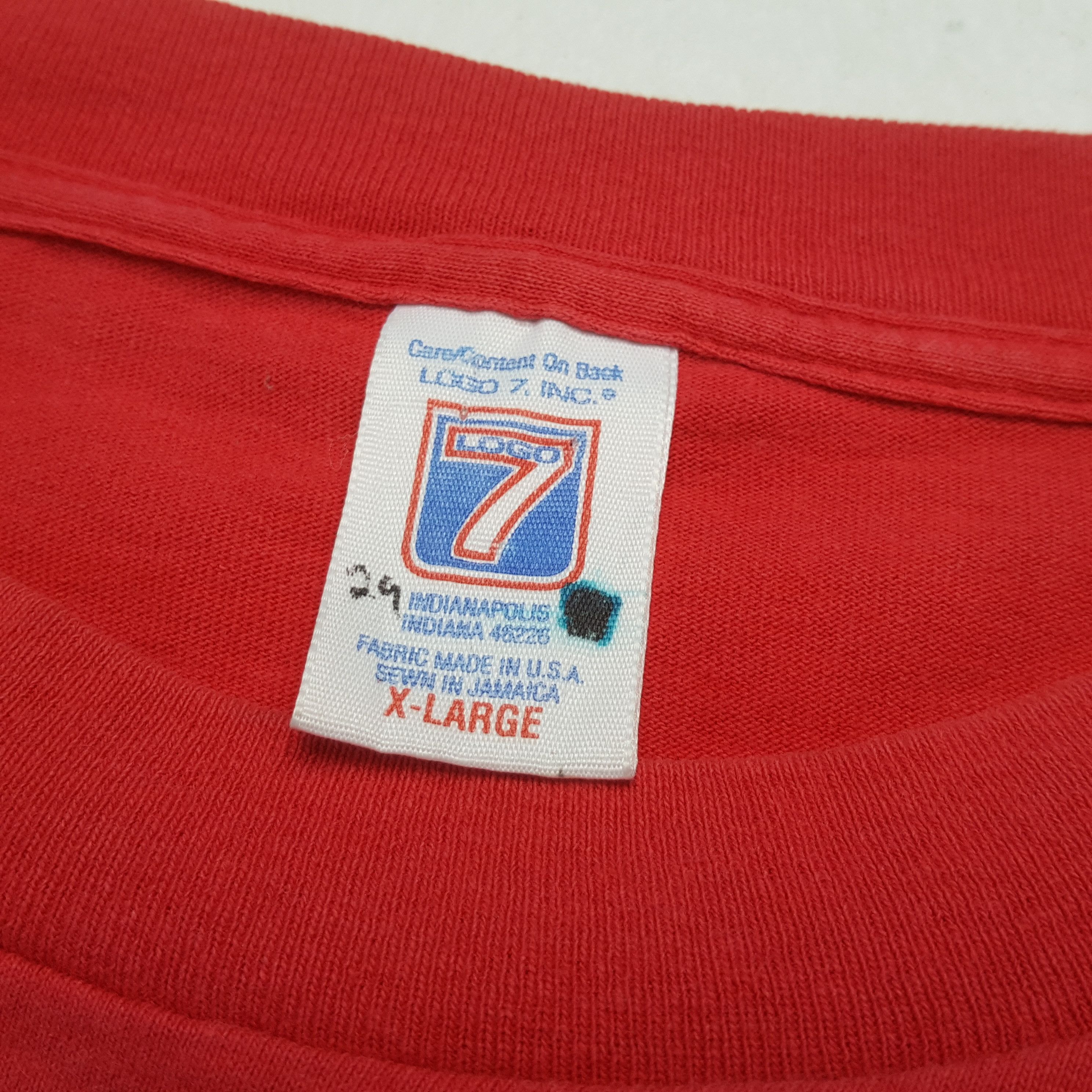 Logo 7 Vintage RED WINGS STANLEY CUP CHAMPIONS T-shirt Size US L / EU 52-54 / 3 - 4 Thumbnail