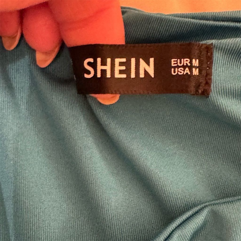 Shein SHEIN Women's Blue Cropped Tank Top Medium Spaghetti Straps Size M / US 6-8 / IT 42-44 - 3 Thumbnail