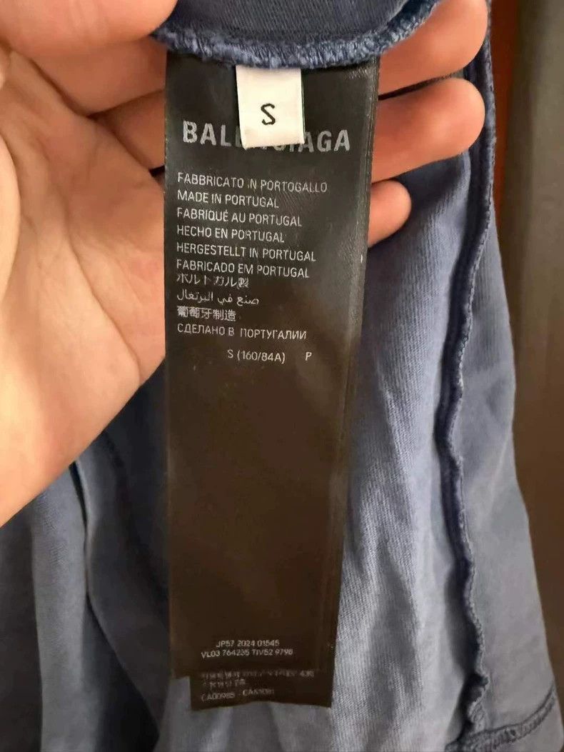 Balenciaga Balenciaga Haze blue cola printed short sleeve Size US S / EU 44-46 / 1 - 4 Thumbnail