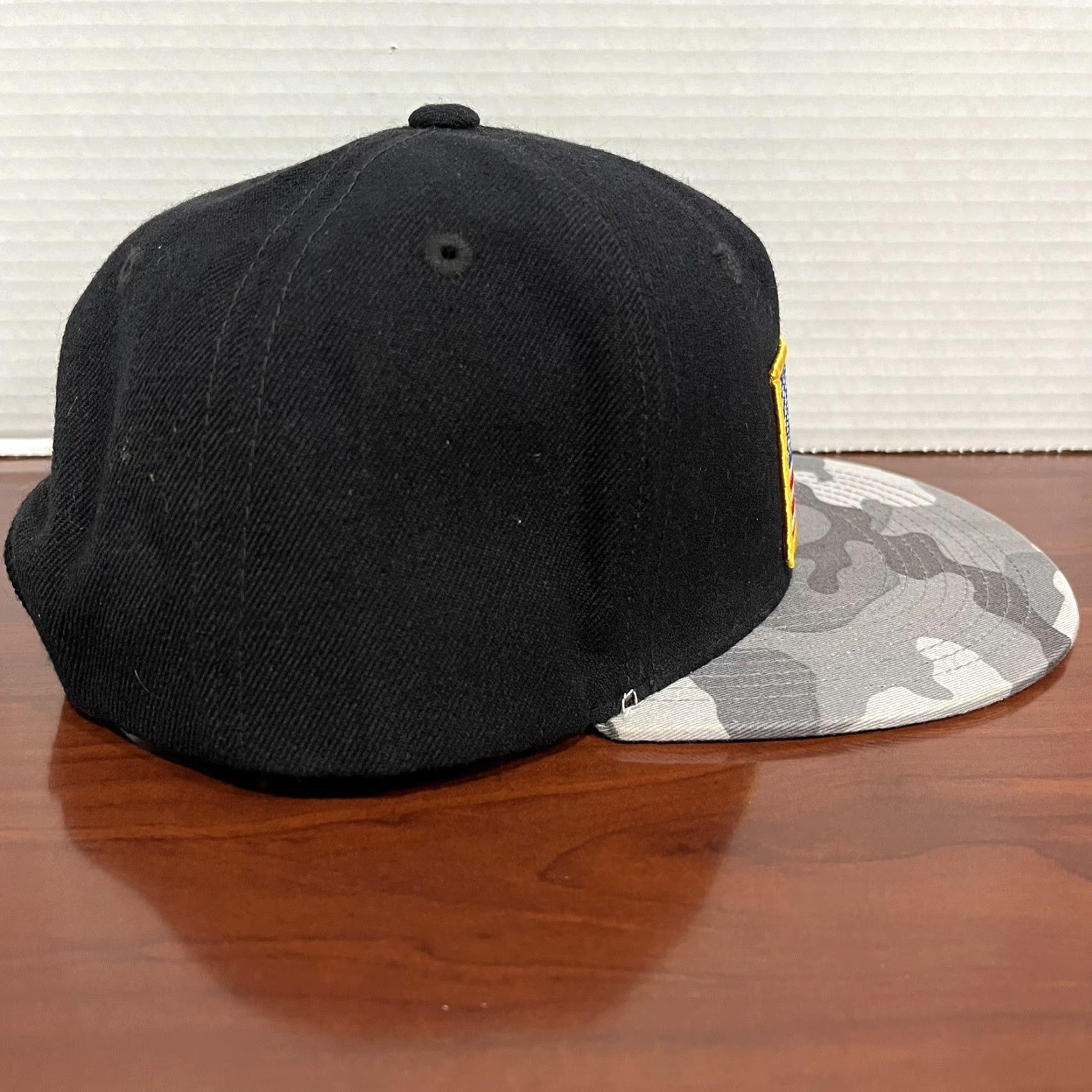 Vintage Decky American Flag Hat Cap Adjustable Snap Back Winter Camouflage Camo Trucker One Size Men Black Size ONE SIZE - 5 Thumbnail