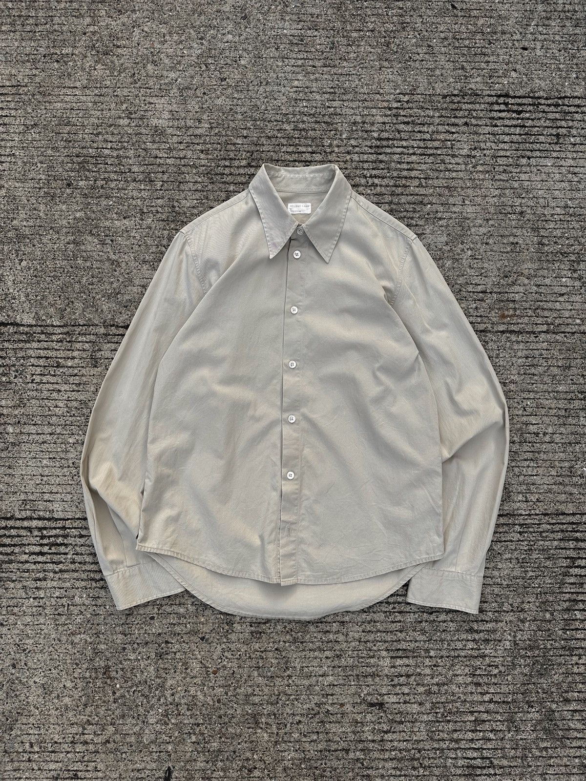 Helmut Lang Helmut Lang 1998 Long Sleeve Back Striped Shirt Size US M / EU 48-50 / 2 - 2 Thumbnail