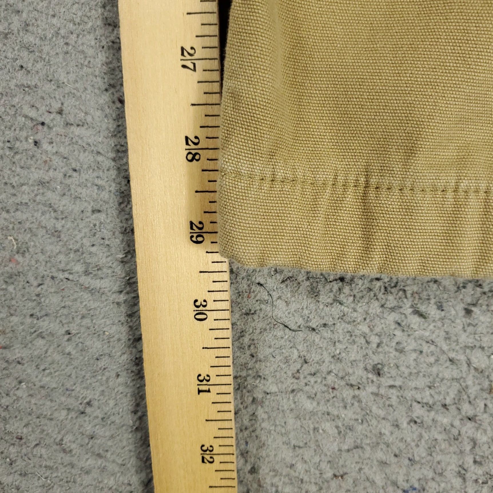 Carhartt Carhartt Pants Men 44x30 Beige Relaxed Fit Work Trousers Carpenter Straight Pockets 30 In Inseam Denim/Canvas Cotton Regular Mens Size US 44 / EU 60 - 6 Thumbnail