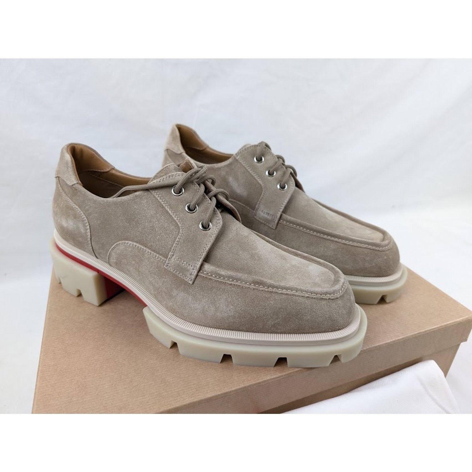 Christian Louboutin o1rshd1 Our Georges L Flat Shoes in Saharienne Size US 9 / EU 42 - 3 Thumbnail