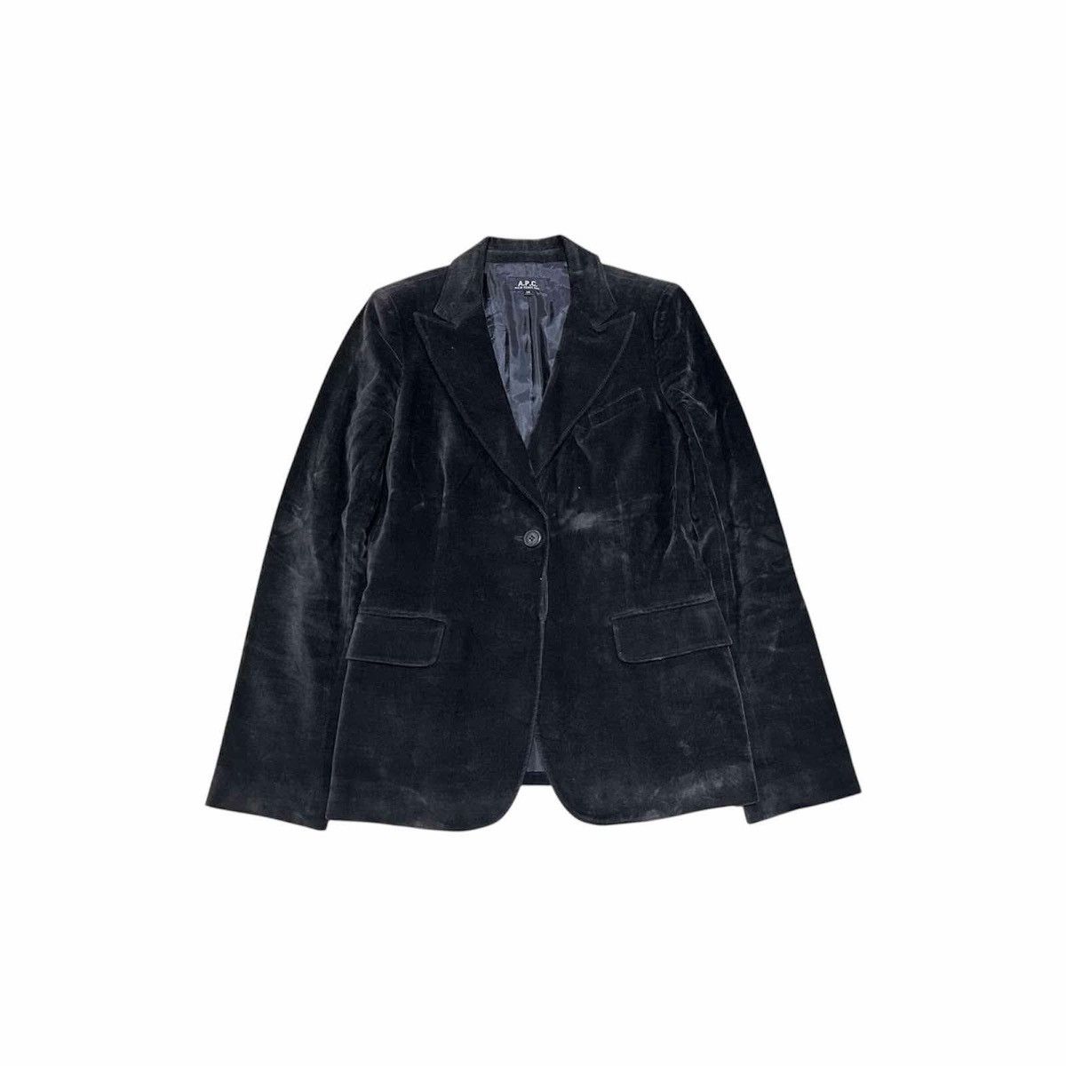 A.P.C. 🔥Nice Design Vintage APC Velvet Jacket Blazer Romania Size S / US 4 / IT 40 - 1 Thumbnail