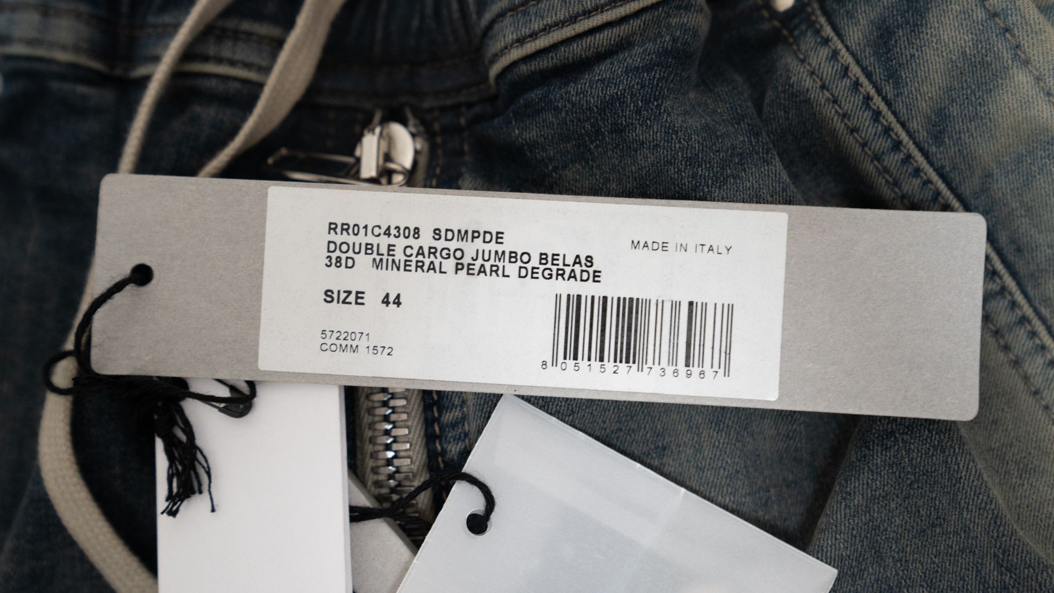 Rick Owens [NWT]23SS DOUBLE CARGO JUMBO BELAS IT44 Size US 28 / EU 44 - 18 Thumbnail