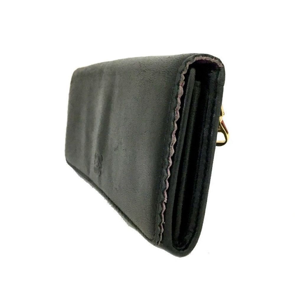 Loewe LOEWE Anagram Leather Long Bifold Wallet Black 100% Authent Size ONE SIZE - 6 Thumbnail