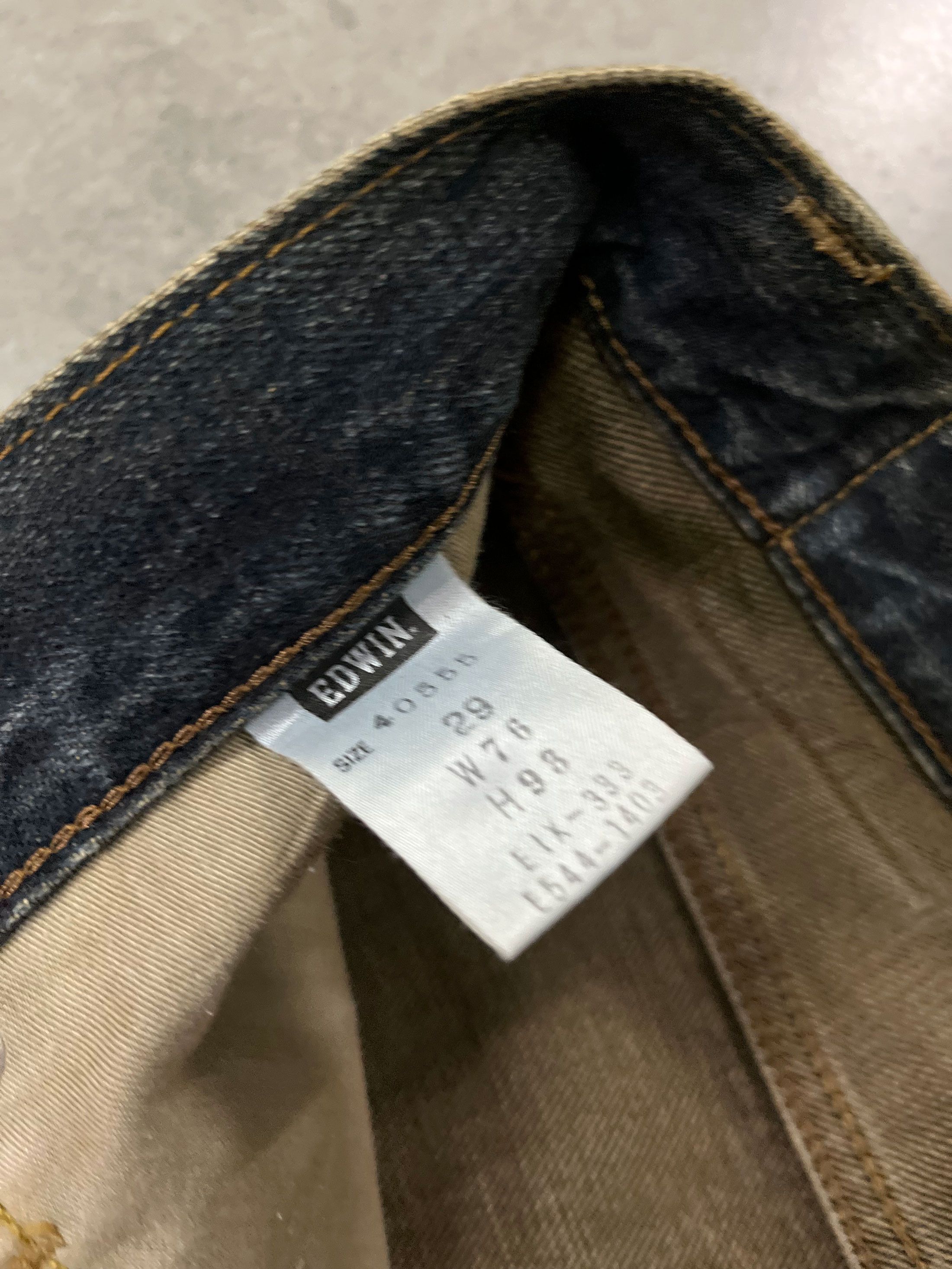 Edwin × Japanese Brand Vintage Edwin Washed Denim Size US 30 / EU 46 - 3 Thumbnail
