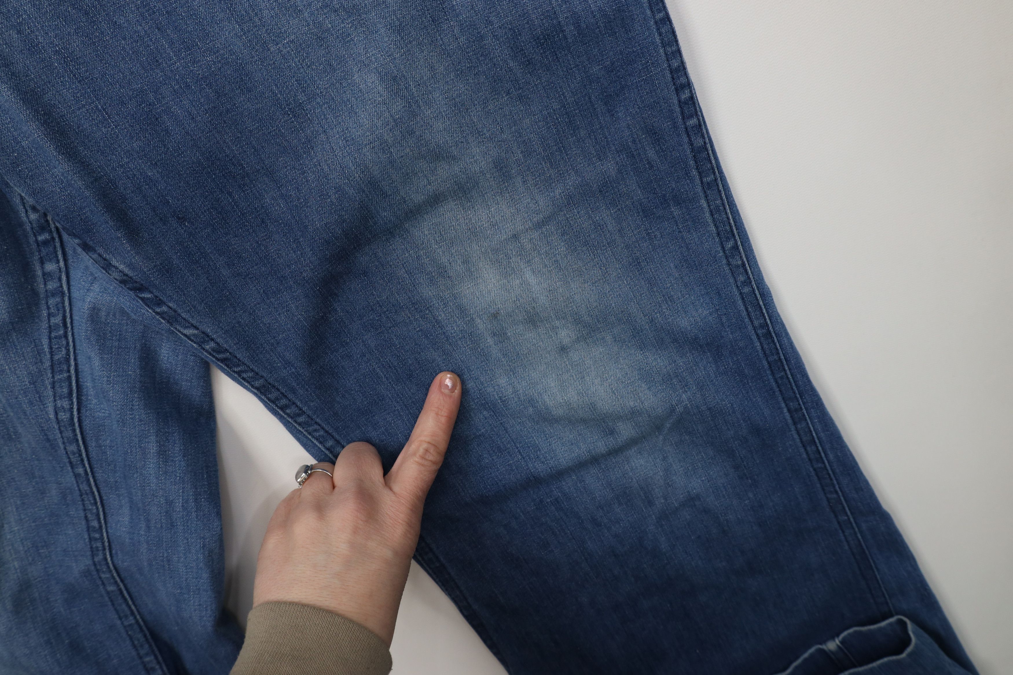 Vintage Vintage 70s Vietnam War USGI Bell Bottoms Denim Jeans USA Size US 34 / EU 50 - 7 Thumbnail
