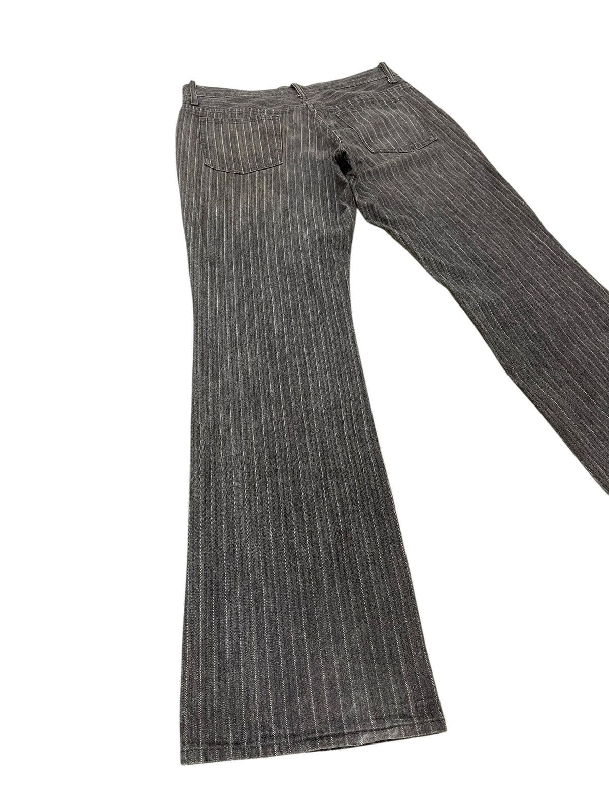Japanese Brand Flare Jeans UJ Japan Herringbones Striped Boot Cut 2🟦4 Size US 34 / EU 50 - 1 Thumbnail