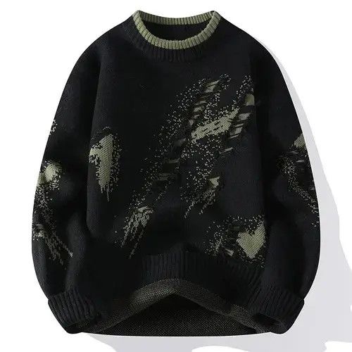 Japanese Brand × Vintage Street Ripped Knit Sweater Size US L / EU 52-54 / 3 - 2 Thumbnail