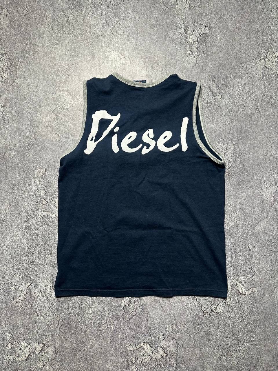 Diesel × Vintage DIESEL Big logo t shirt rare Size US L / EU 52-54 / 3 - 2 Thumbnail