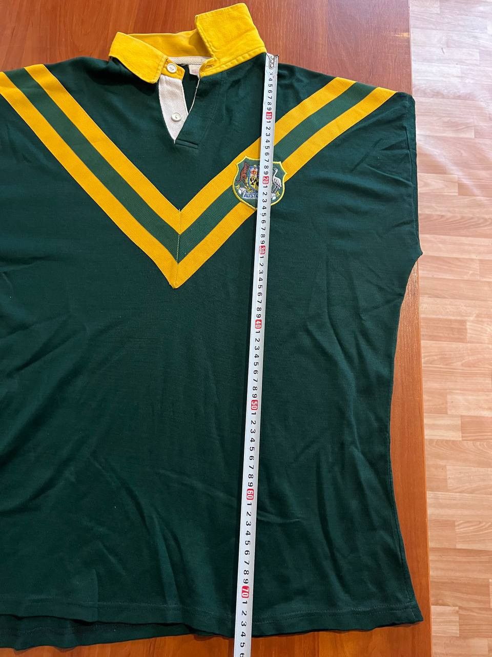 Canterbury of New Zealand 1970/75 AUSTRALIA TEAM WALLABIES RARE RUGBY UNION SHIRT XL Size US XL / EU 56 / 4 - 14 Thumbnail