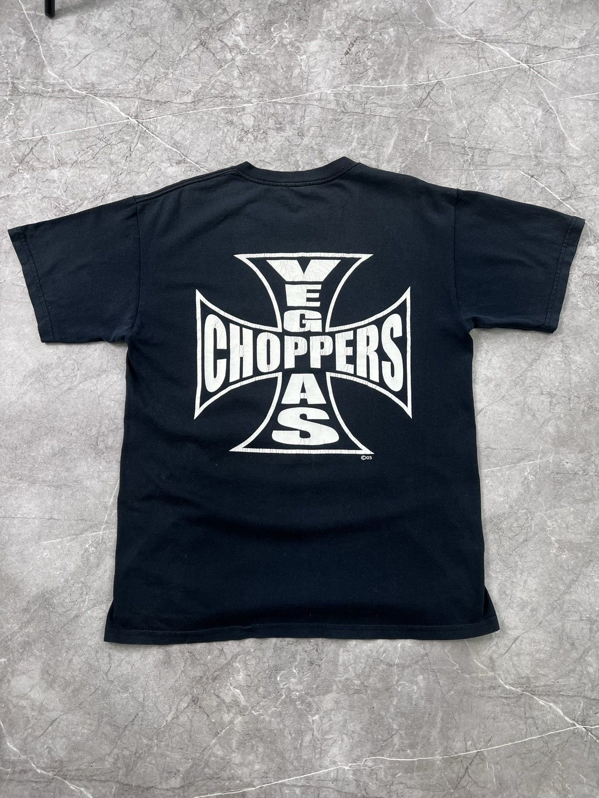 Vintage × West Coast Choppers VINTAGE WEST COAST CHOPPERS T SHIRT BIG LOGO WASHED Size US M / EU 48-50 / 2 - 1 Thumbnail