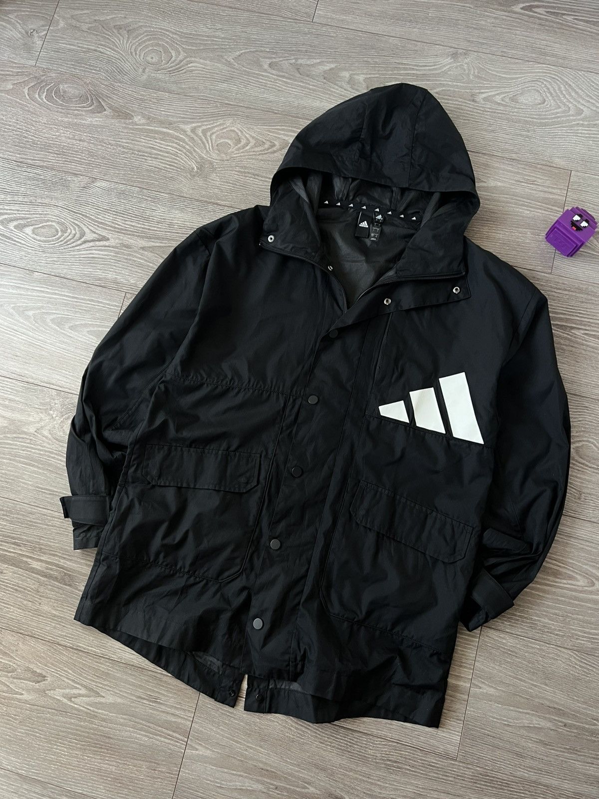 Adidas Adidas Athletics Pack Waterproof Lite Big Logo Parka Size US S / EU 44-46 / 1 - 4 Thumbnail