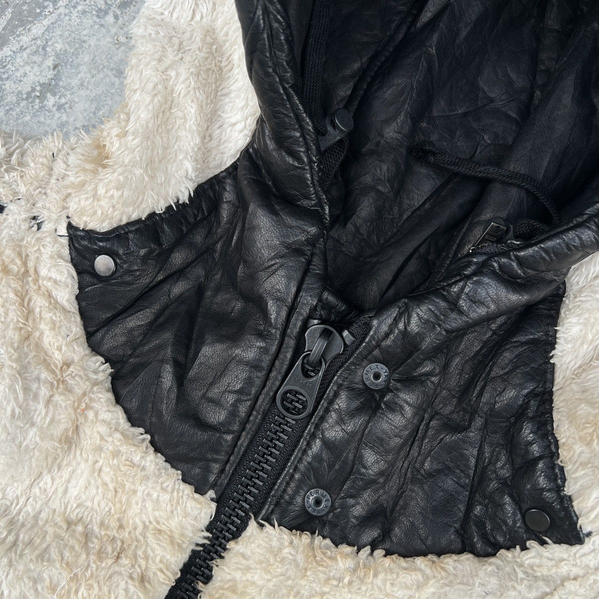If Six Was Nine L.G.B Leather Riders Jacket reversable Size XXS / US 00 / IT 34 - 17 Thumbnail