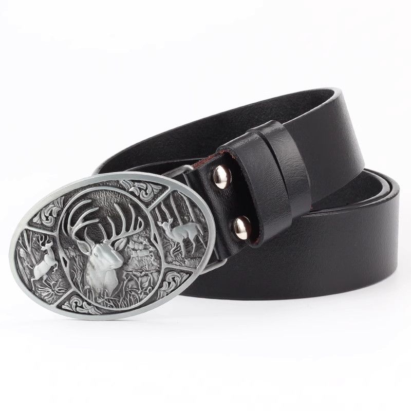 Designer Hip-hop Vintage Belt Riveted Belts Menswear Accessories Size ONE SIZE - 6 Thumbnail