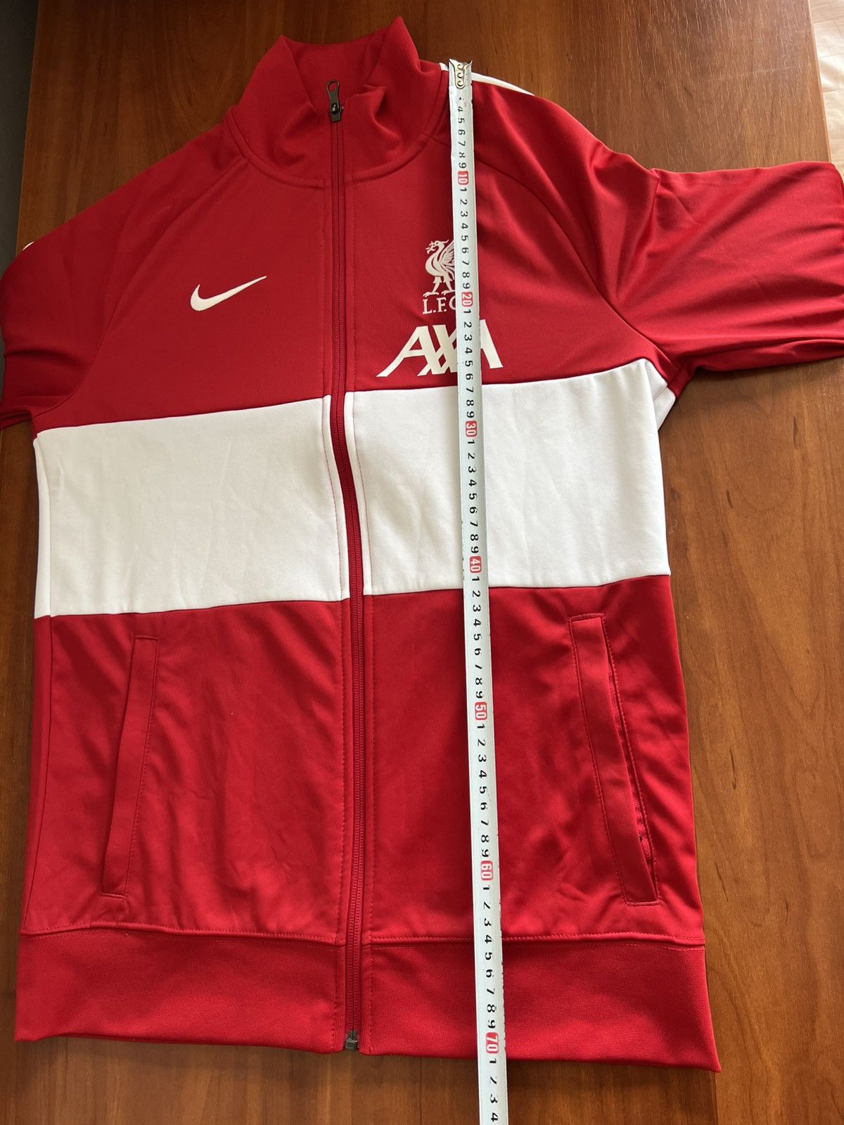 Nike 2020 LIVERPOOL TRACK JACKET ANTHEM RED/WHITE NIKE SIZE M Size US M / EU 48-50 / 2 - 16 Thumbnail
