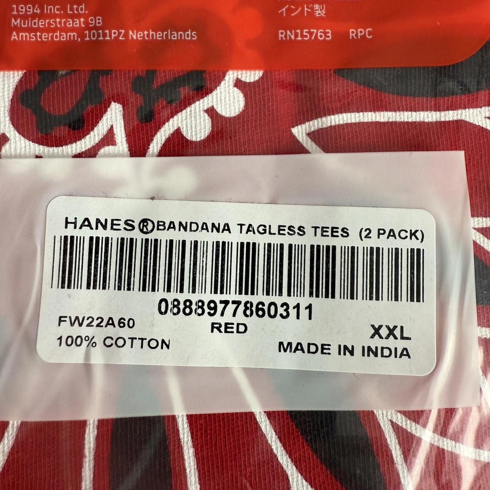 Supreme Supreme Men's Red Tshirt Size US XXL / EU 58 / 5 - 3 Thumbnail