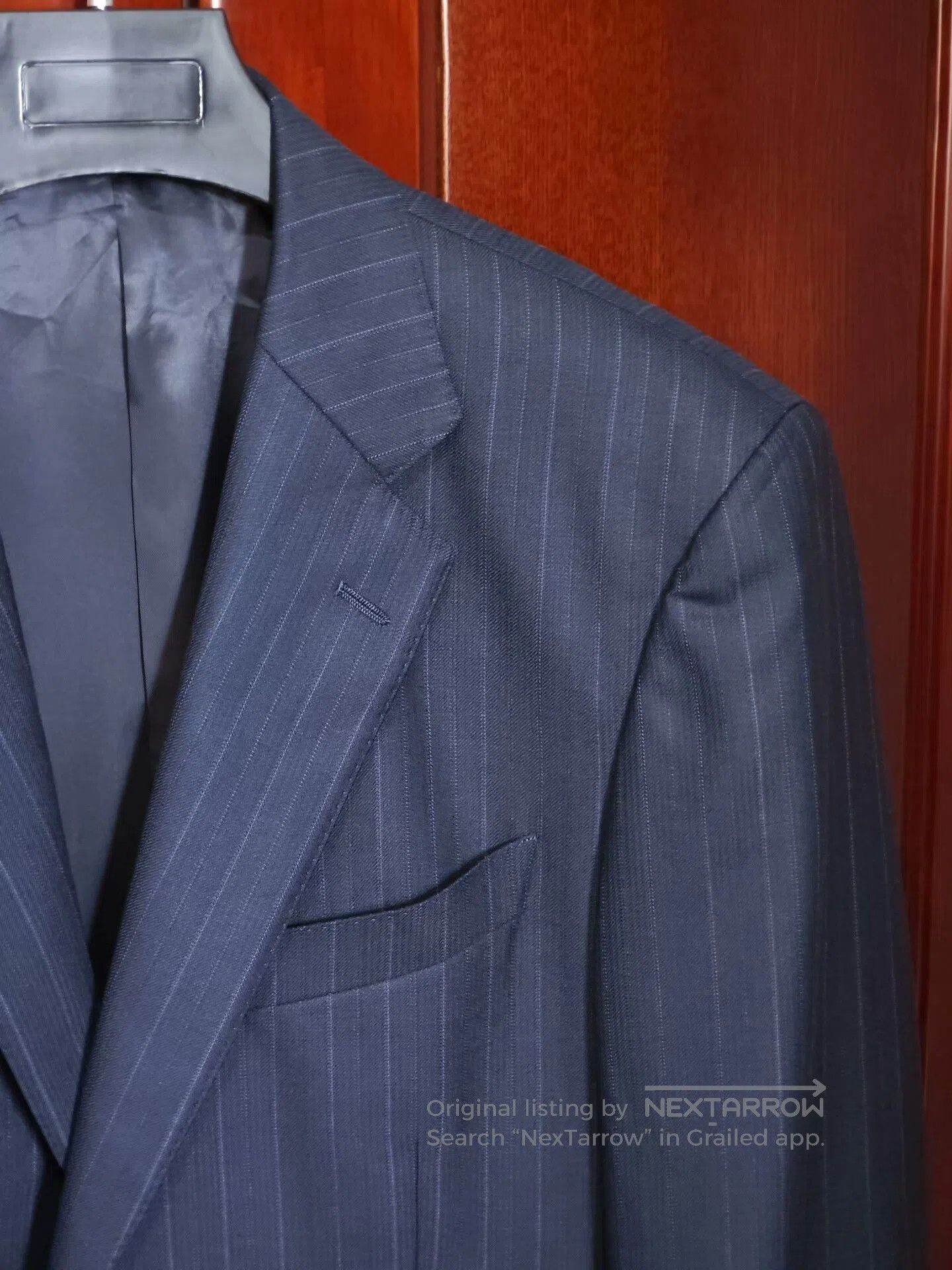 Japanese Brand Dormeuil Wool Linen Custom Suit. Size US L / EU 52-54 / 3 - 2 Thumbnail