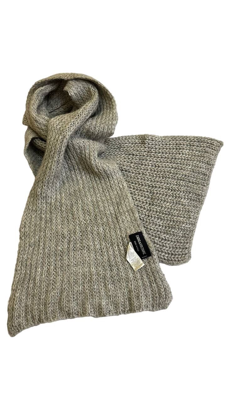 Zadig & Voltaire Zadiq & Voltaire Scarf With 20% Alpaca Wool Size ONE SIZE - 3 Thumbnail