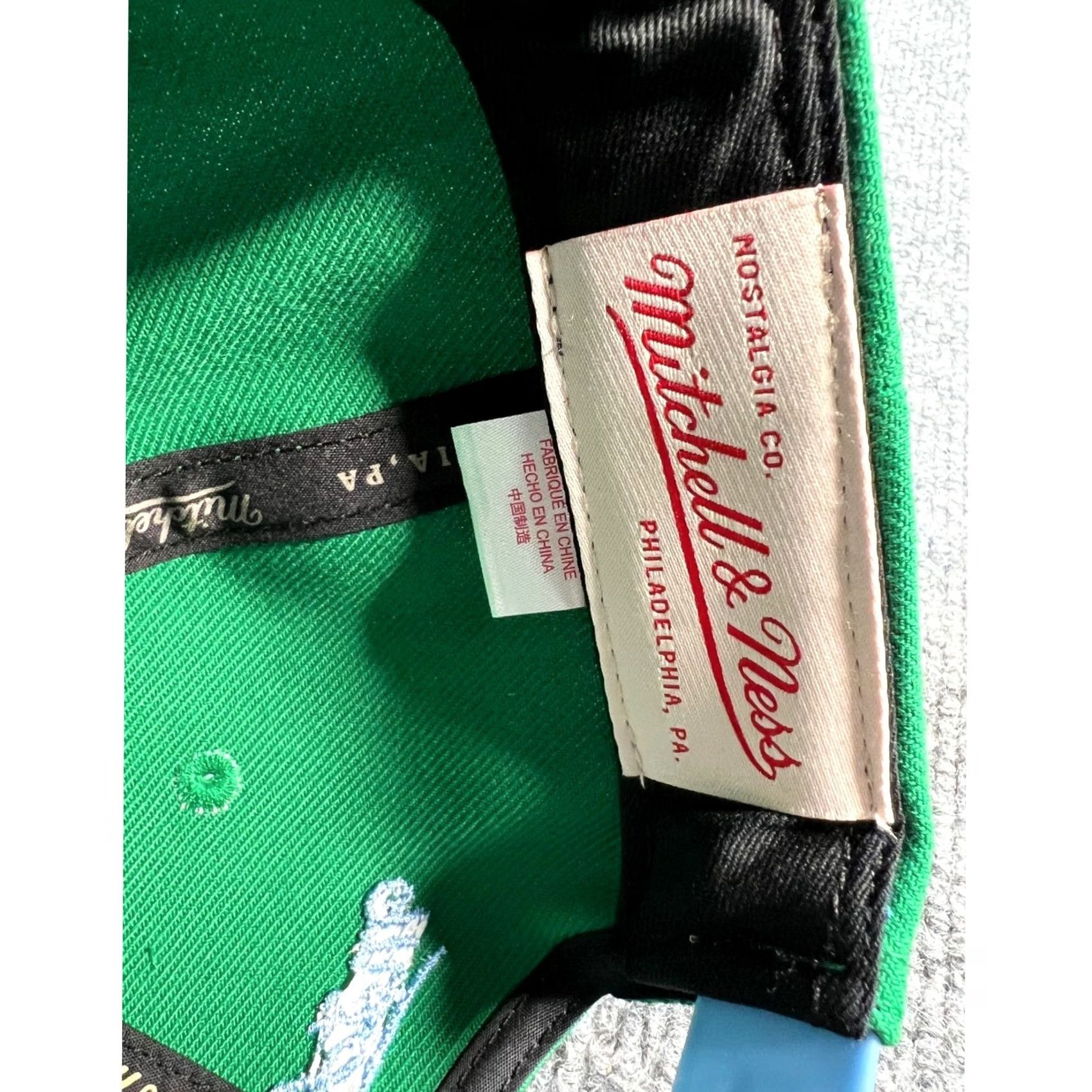 Mitchell & Ness Mitchell & Ness Miami Heat Snapback Cap Hat Mens OS Green Blue 2013 NBA Finals Size ONE SIZE - 6 Thumbnail