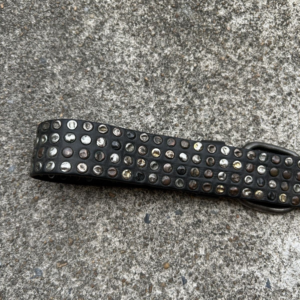 Vintage Vintage studded leather belt Black (Kapital Style) Size ONE SIZE - 7 Thumbnail