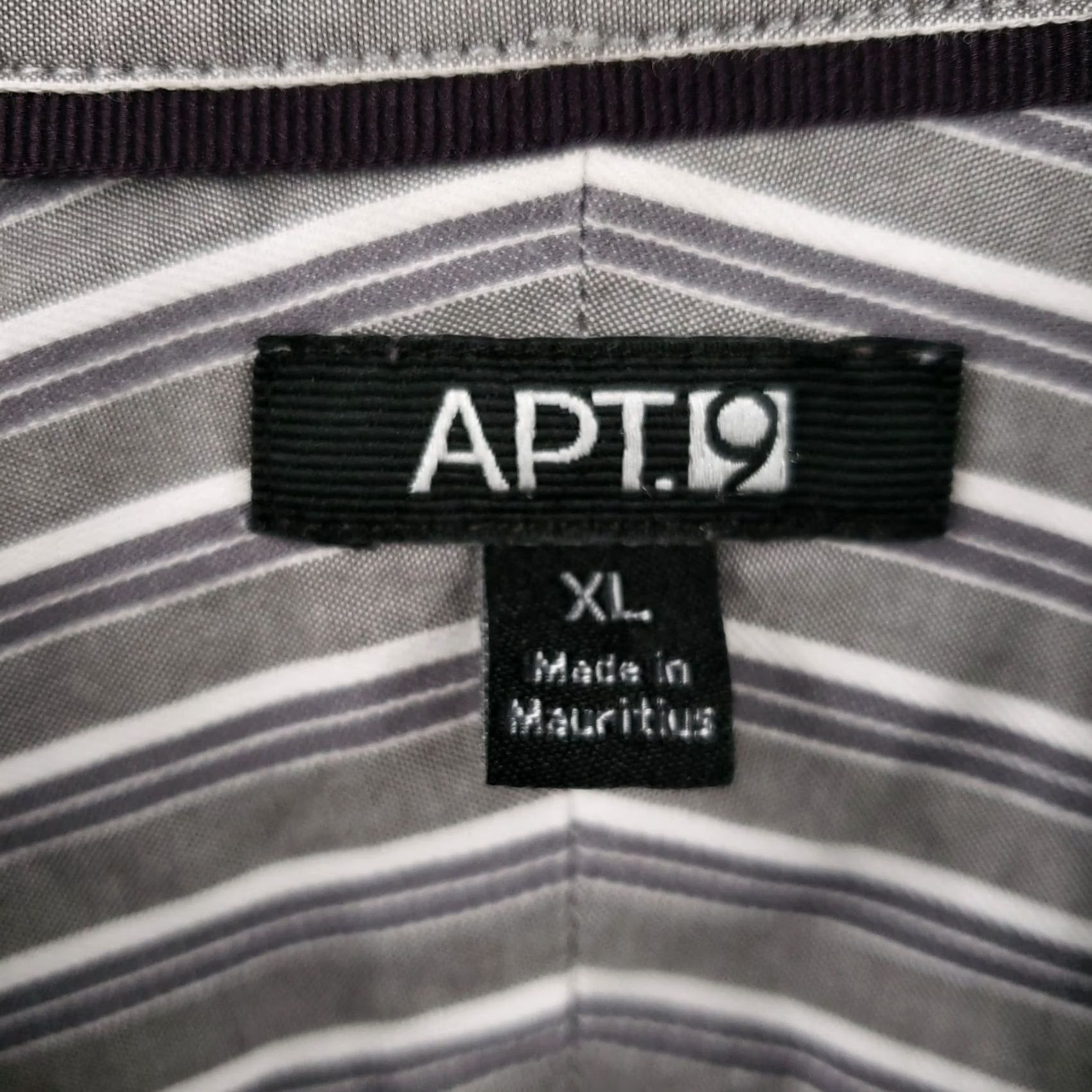 Chaps Chaps Shirt Mens XL Button-Up Gray Striped Modern Long Sleeves Cotton Casual Size US XL / EU 56 / 4 - 3 Thumbnail